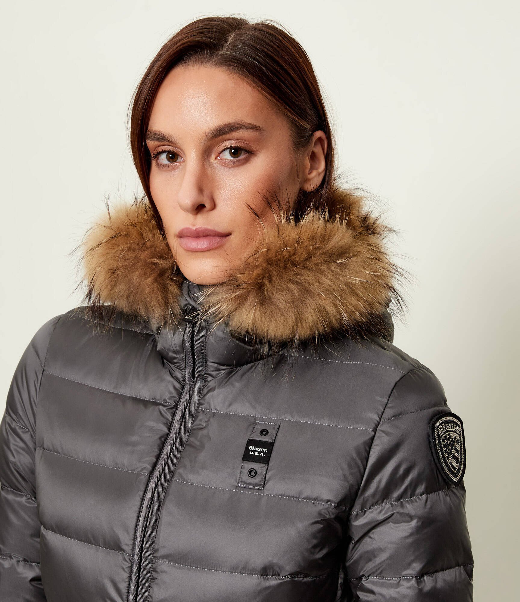 Blauer Geacă de puf ARCADIA | Slim Fit