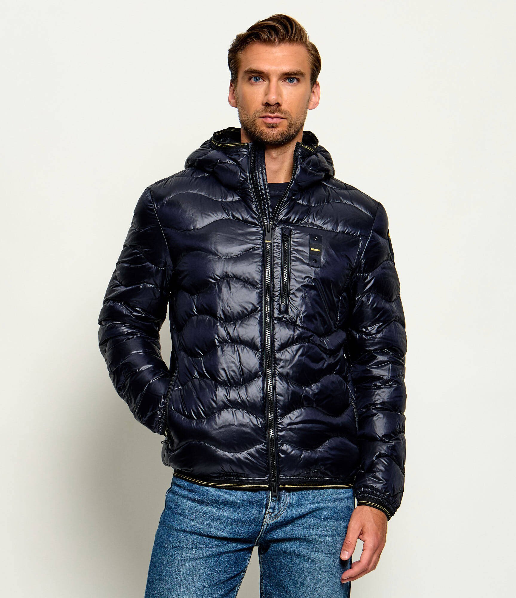 Blauer Geacă de puf Wave | regular fit