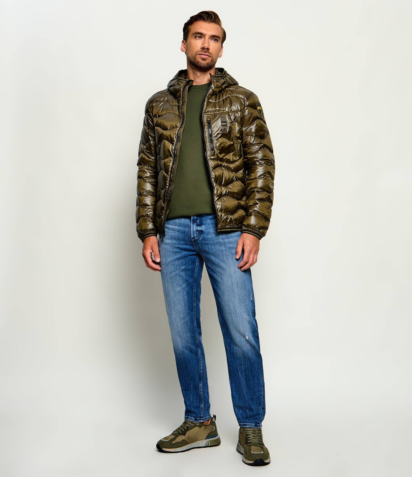 Blauer Geacă de puf Wave | regular fit