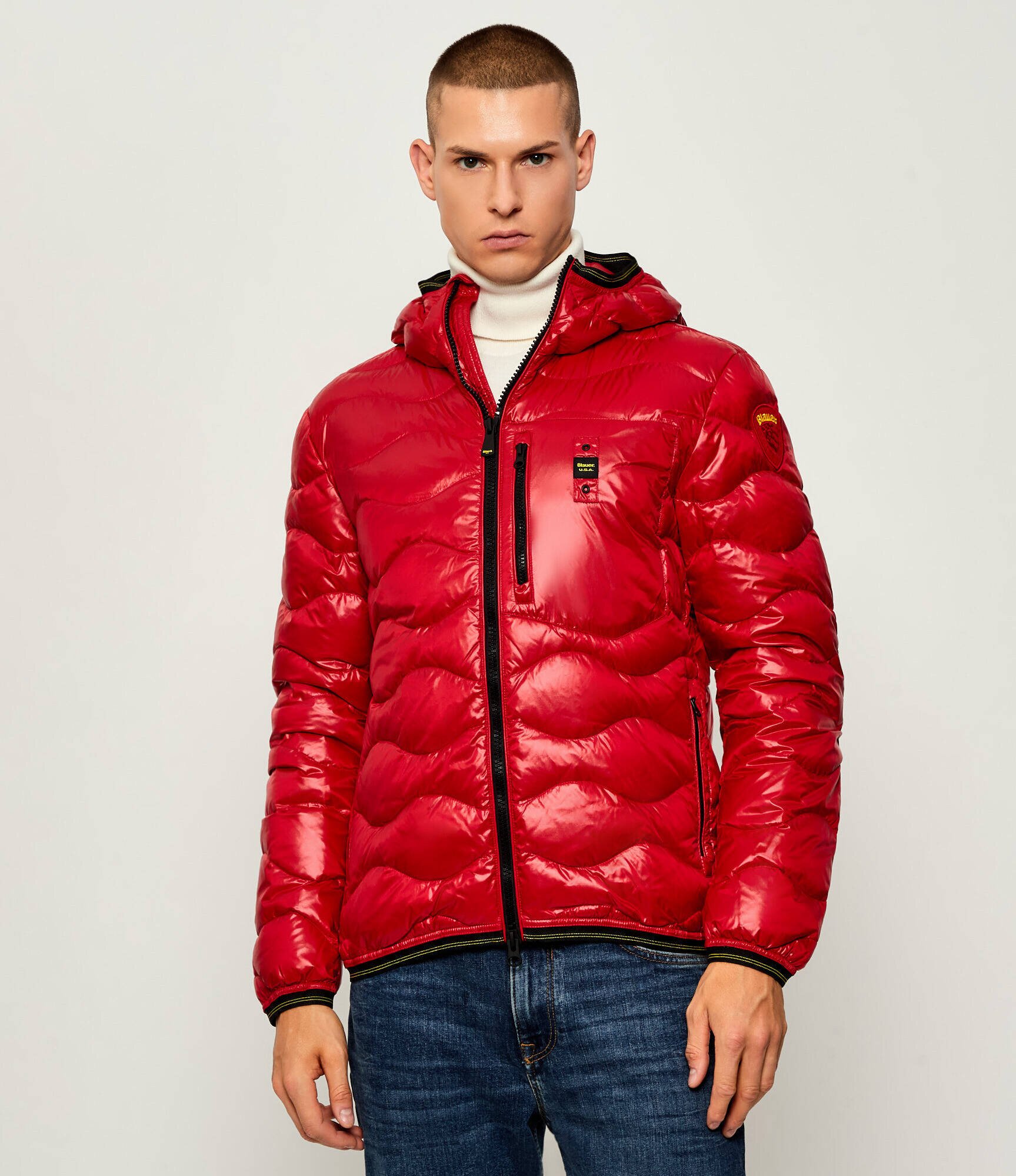 Blauer Geacă de puf Wave | regular fit