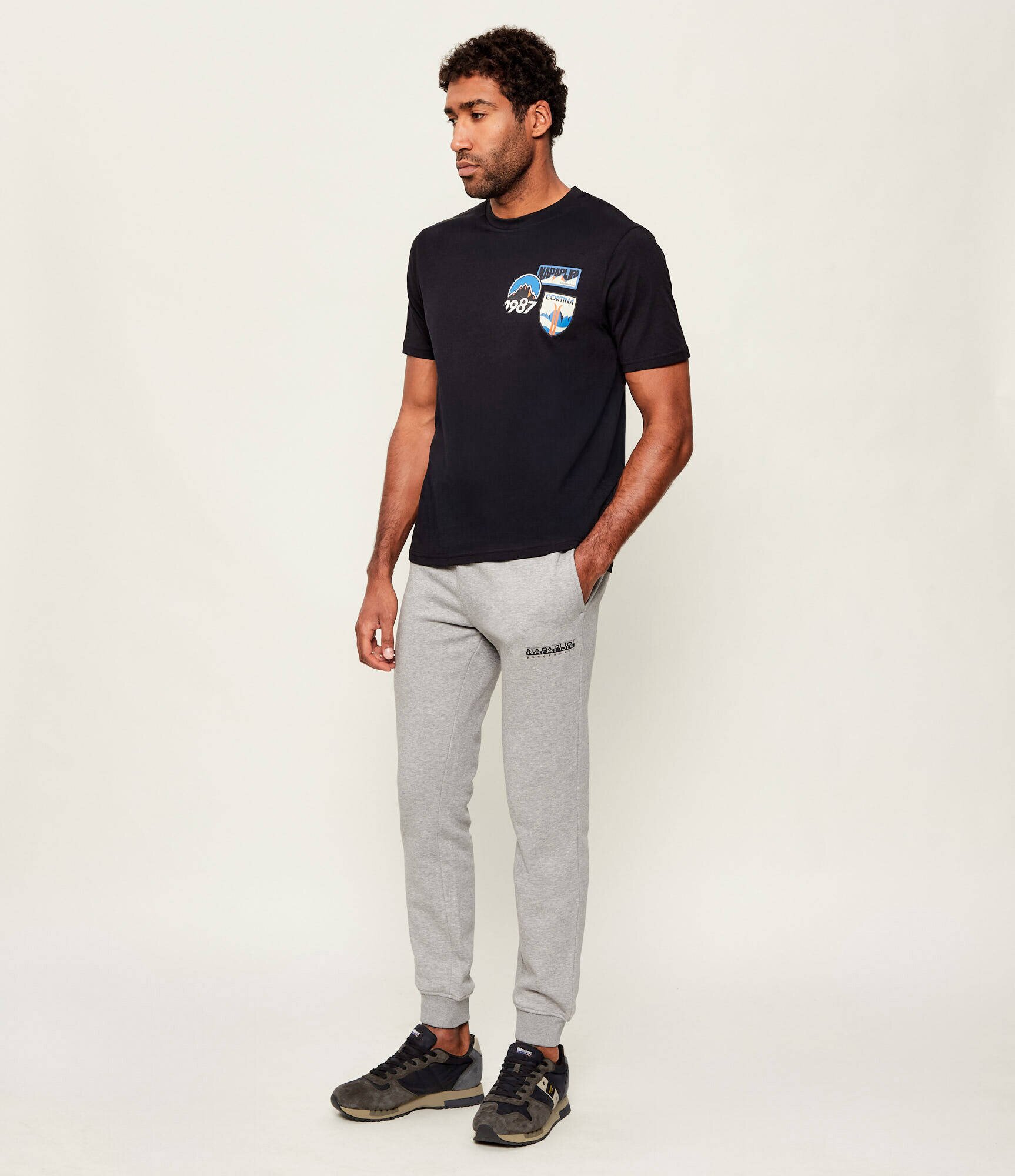 Blauer Sneakers QUEENS01 cu adaos de piele