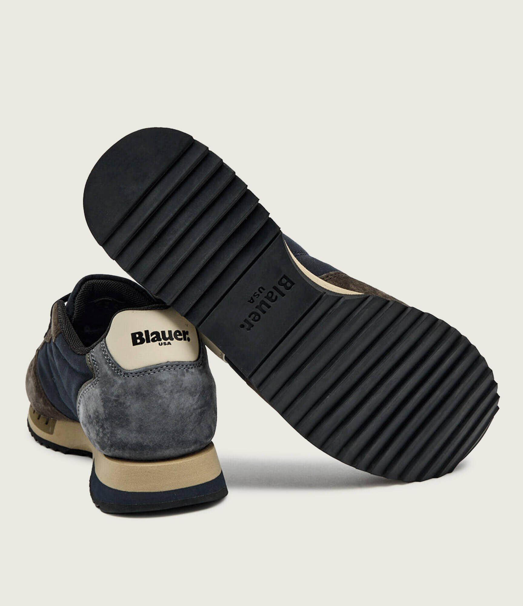 Blauer Sneakers QUEENS01 cu adaos de piele