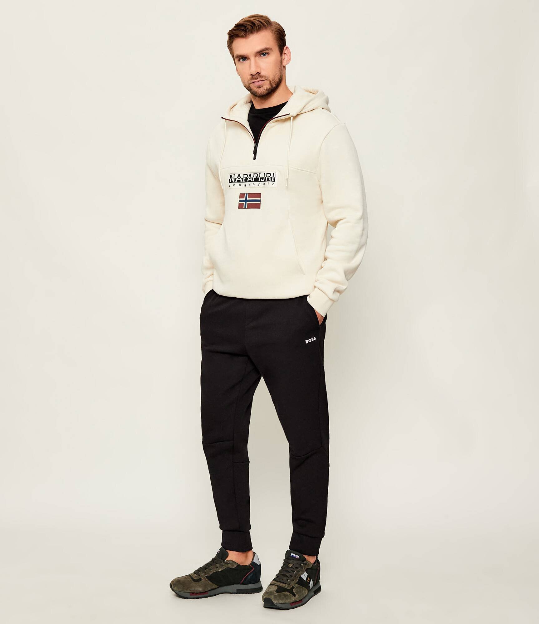 Blauer Sneakers QUEENS01 | piele întoarsă