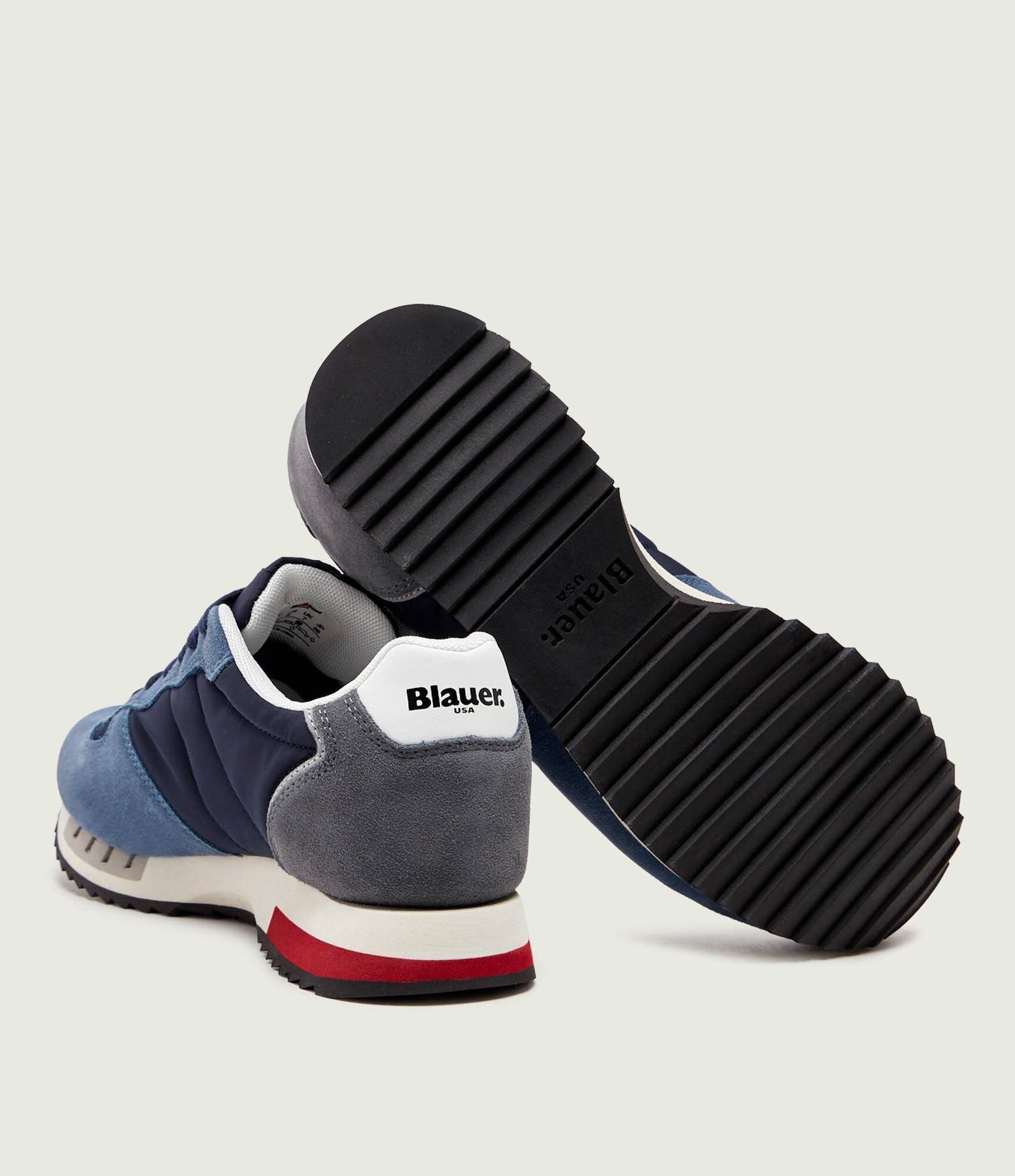 Blauer Sneakers QUEENS05 | piele întoarsă