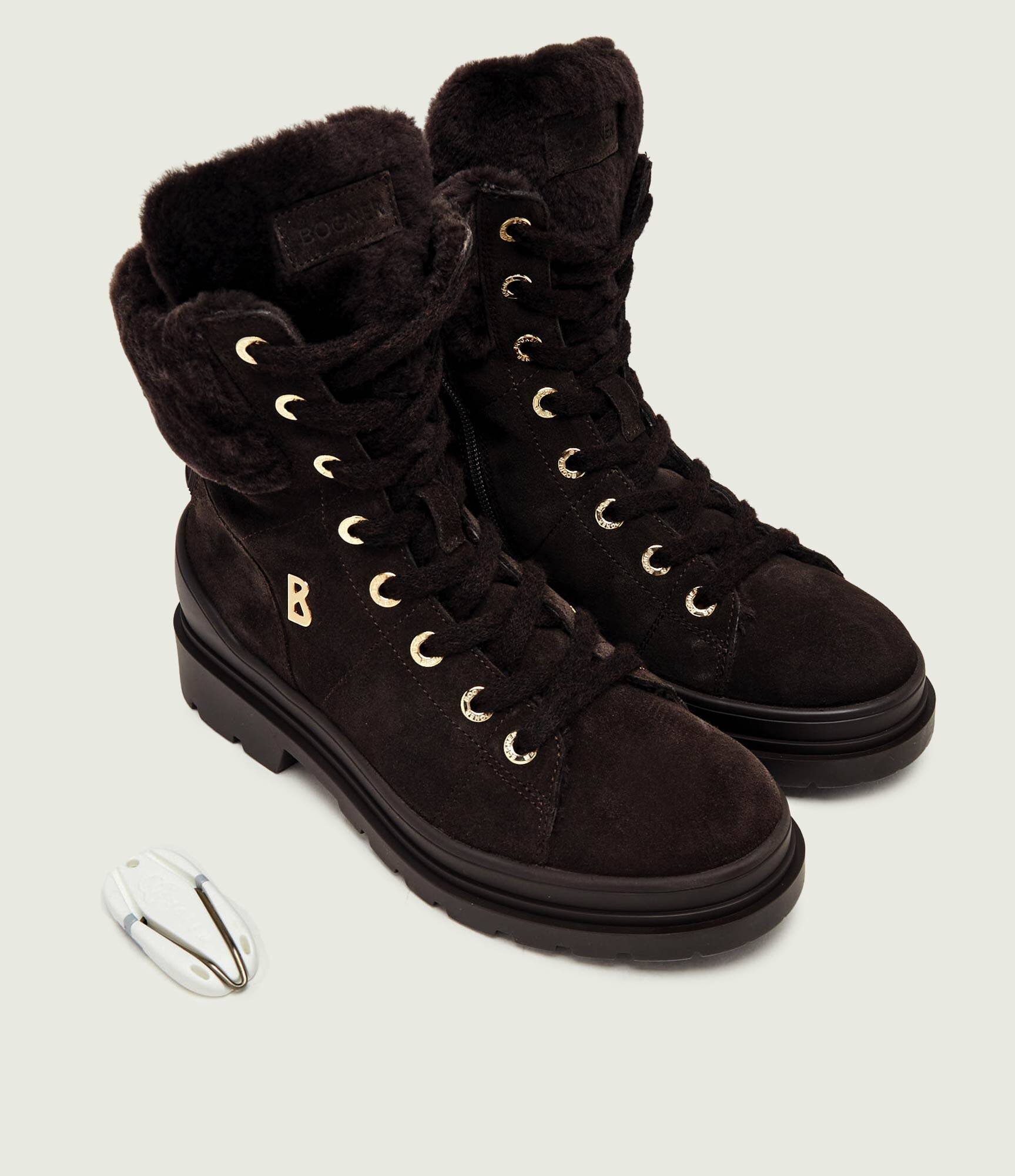 Bogner Botine St.Moritz S 23 C | piele întoarsă (zamsz) | cu adaos de lână