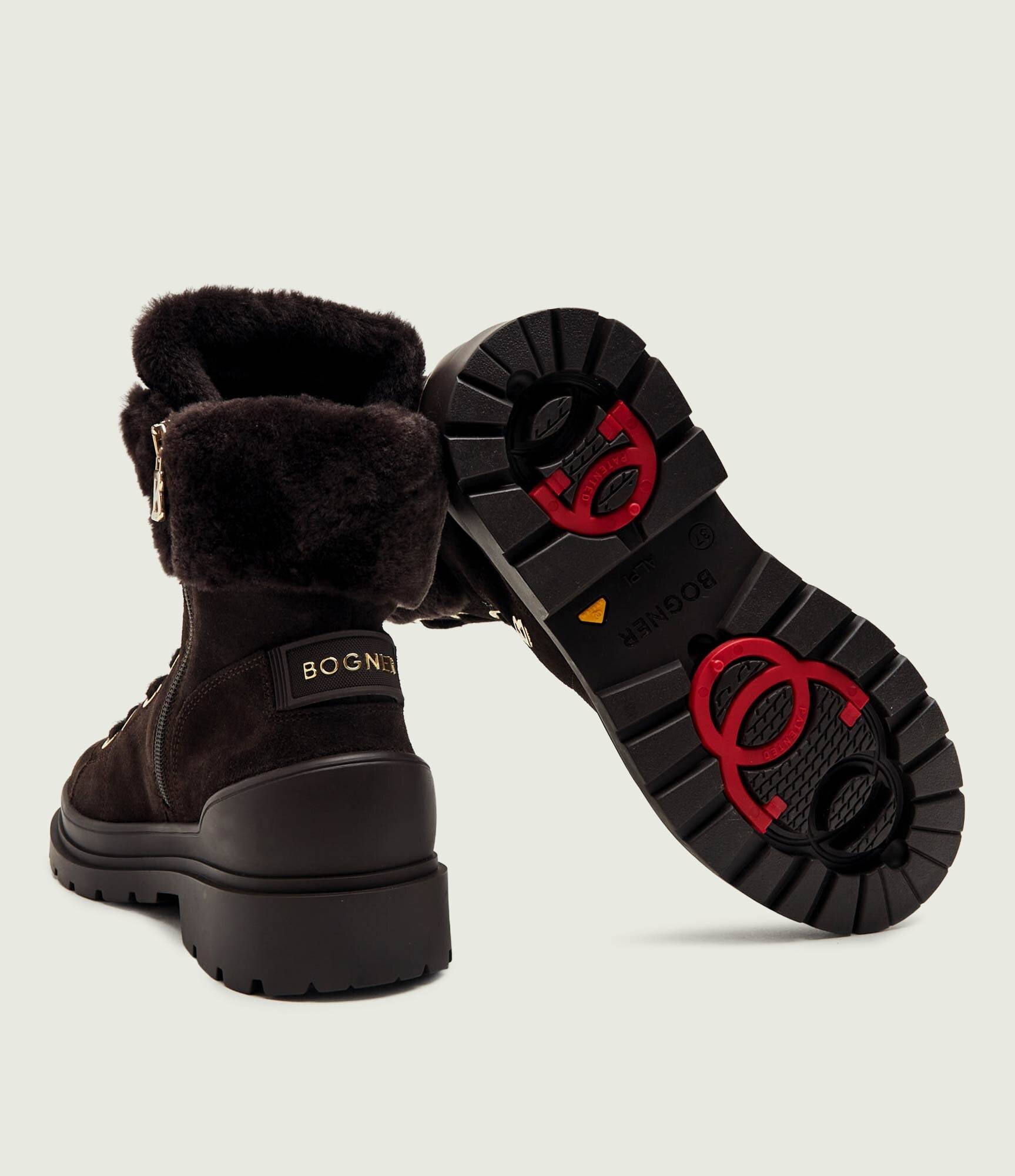 Bogner Botine St.Moritz S 23 C | piele întoarsă (zamsz) | cu adaos de lână