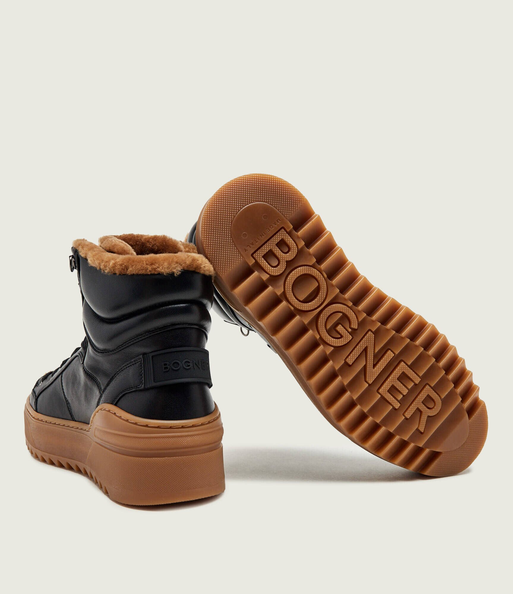 Bogner De piele insulete Bucharest 6 | shearling cu adaos de lână