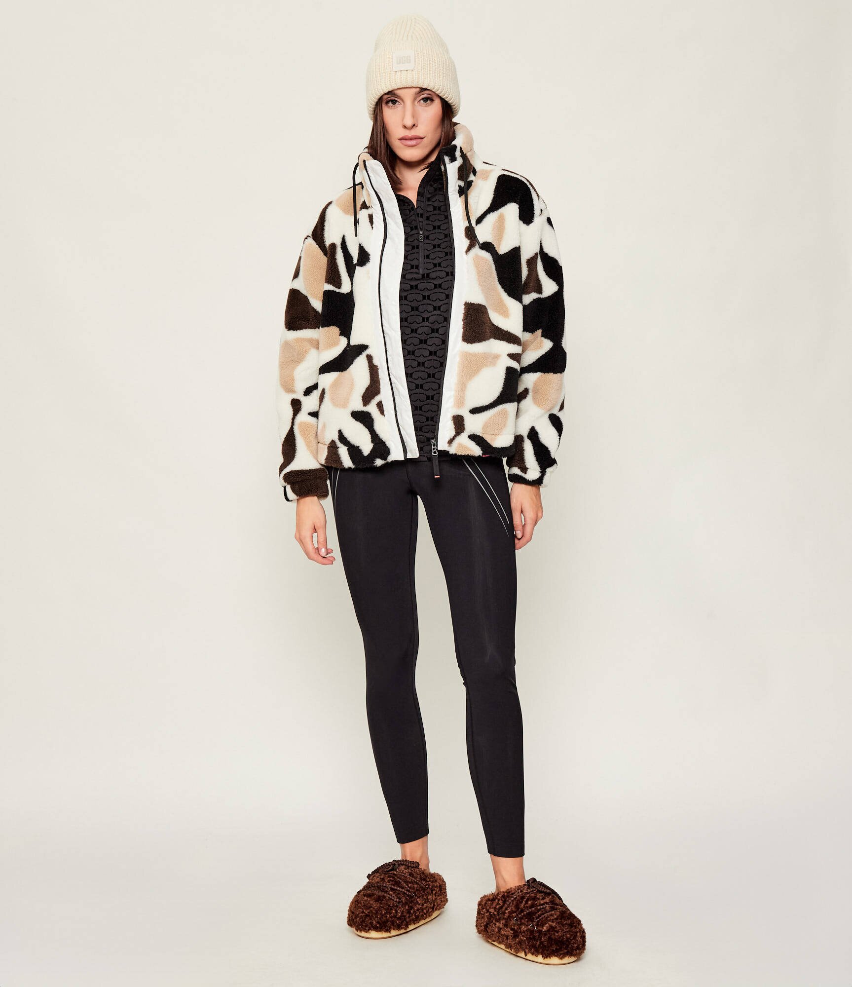 Bogner Fire + Ice Din fleece geacă NINETTA3 | regular fit cu adaos de lână