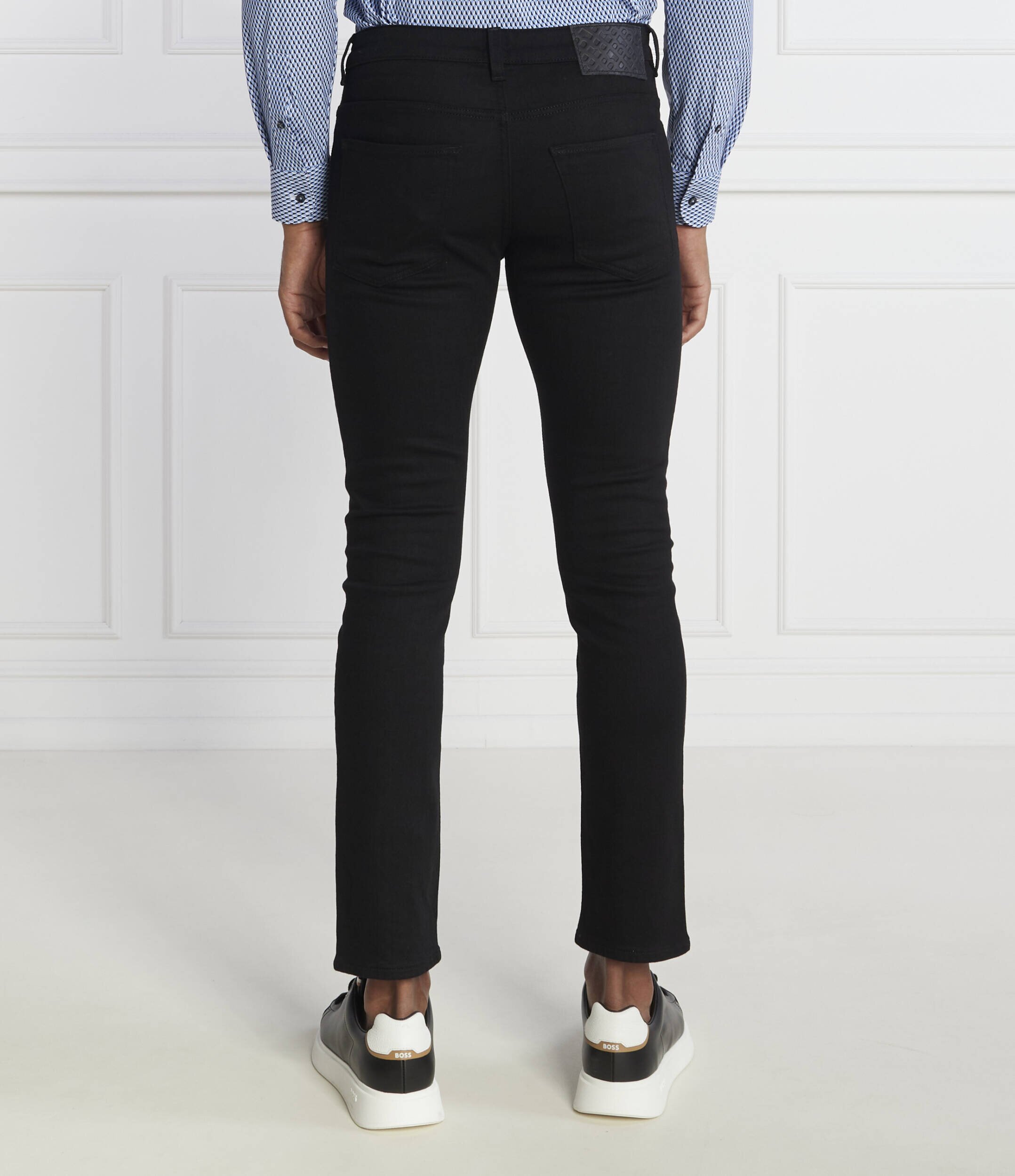 BOSS Black Blugi Delaware | Slim Fit cu adaos de cașmir