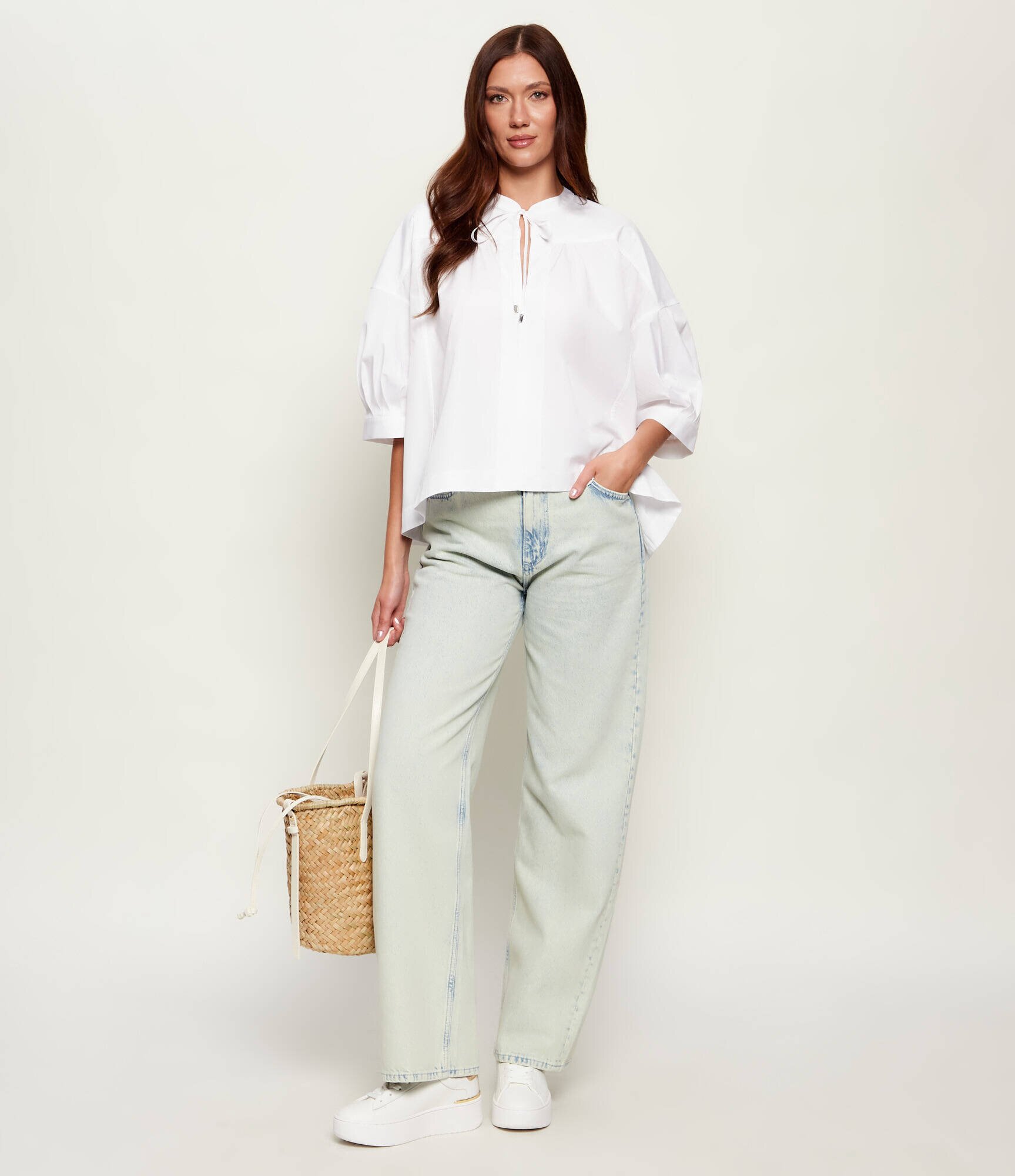 BOSS Black Bluză BOLLANA | Oversize fit