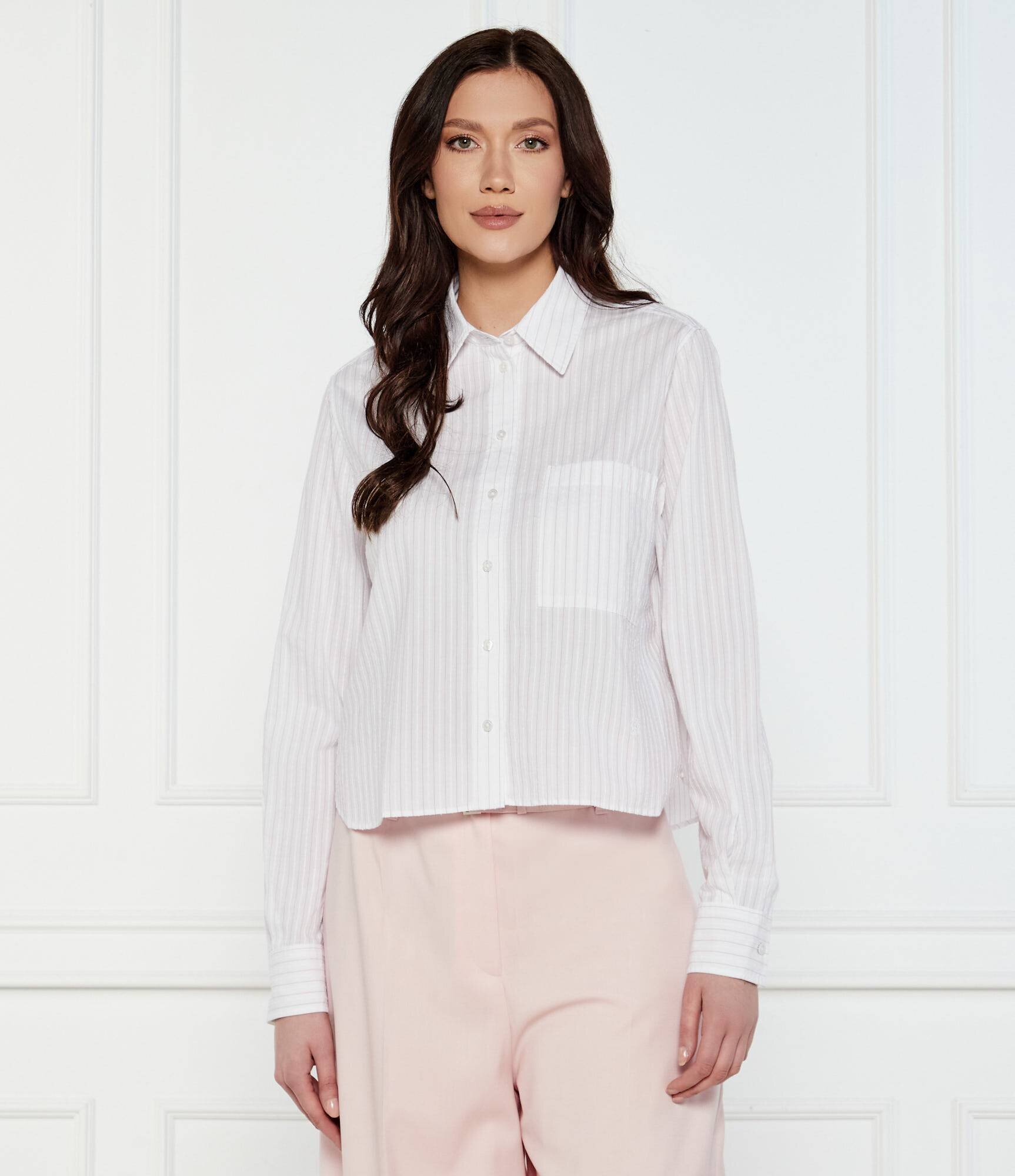 BOSS Black Cămașă Briella_Monday | Cropped Fit