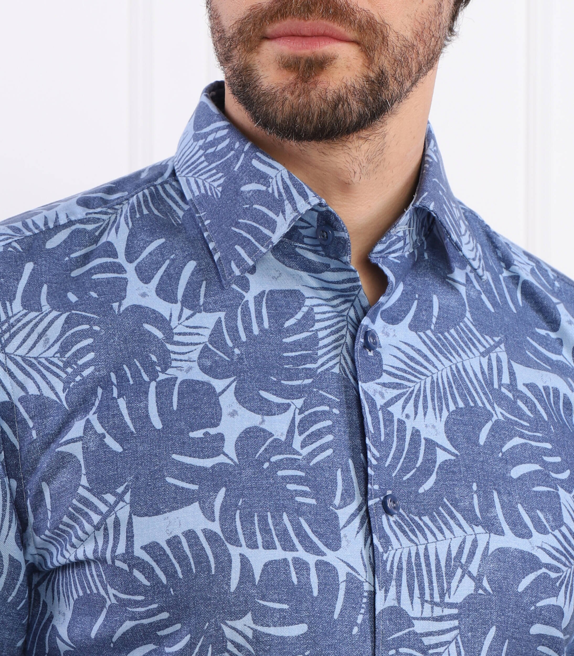 BOSS Black Cămașă C-HAL-kent-C1-223 | Casual fit | cu adaos de in