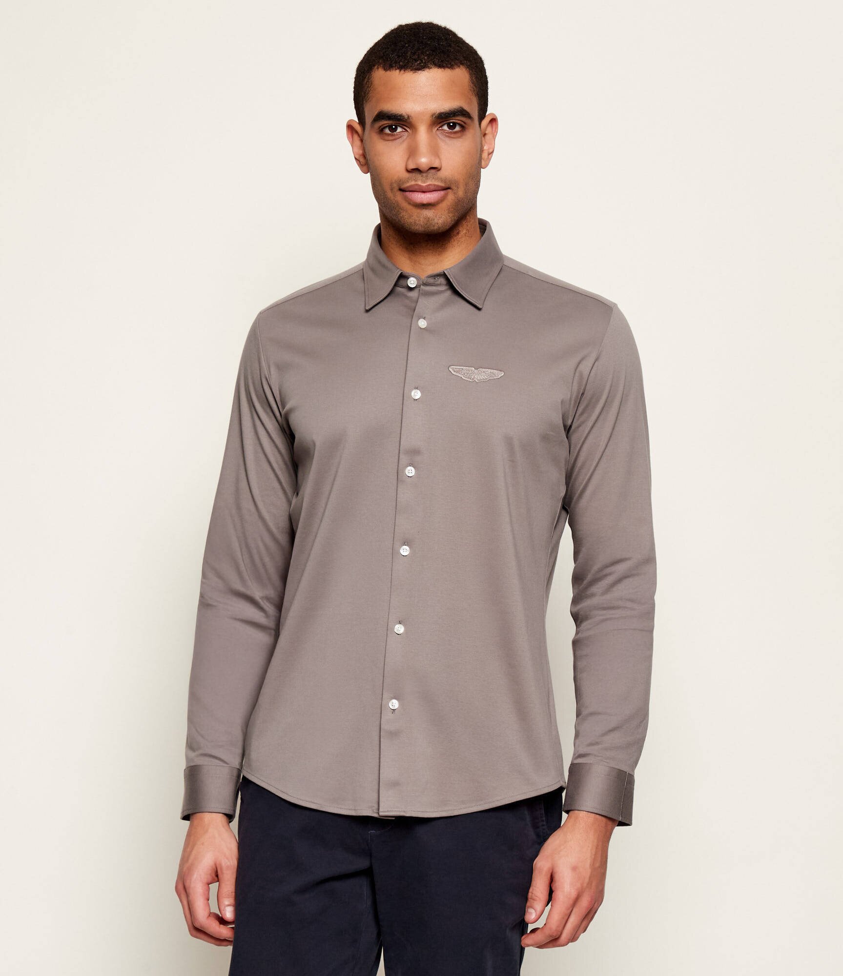 BOSS Black Cămașă C-ROAN-K-F-E-261 | BOSS x ASTON MARTIN | Slim Fit