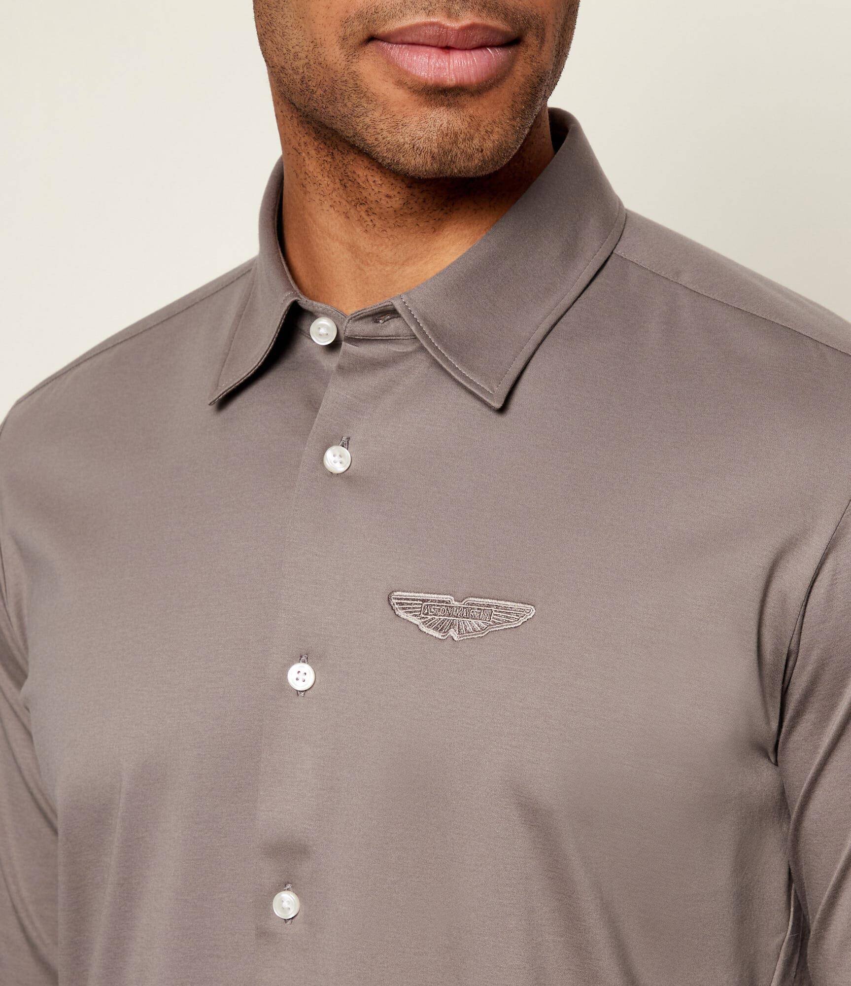 BOSS Black Cămașă C-ROAN-K-F-E-261 | BOSS x ASTON MARTIN | Slim Fit