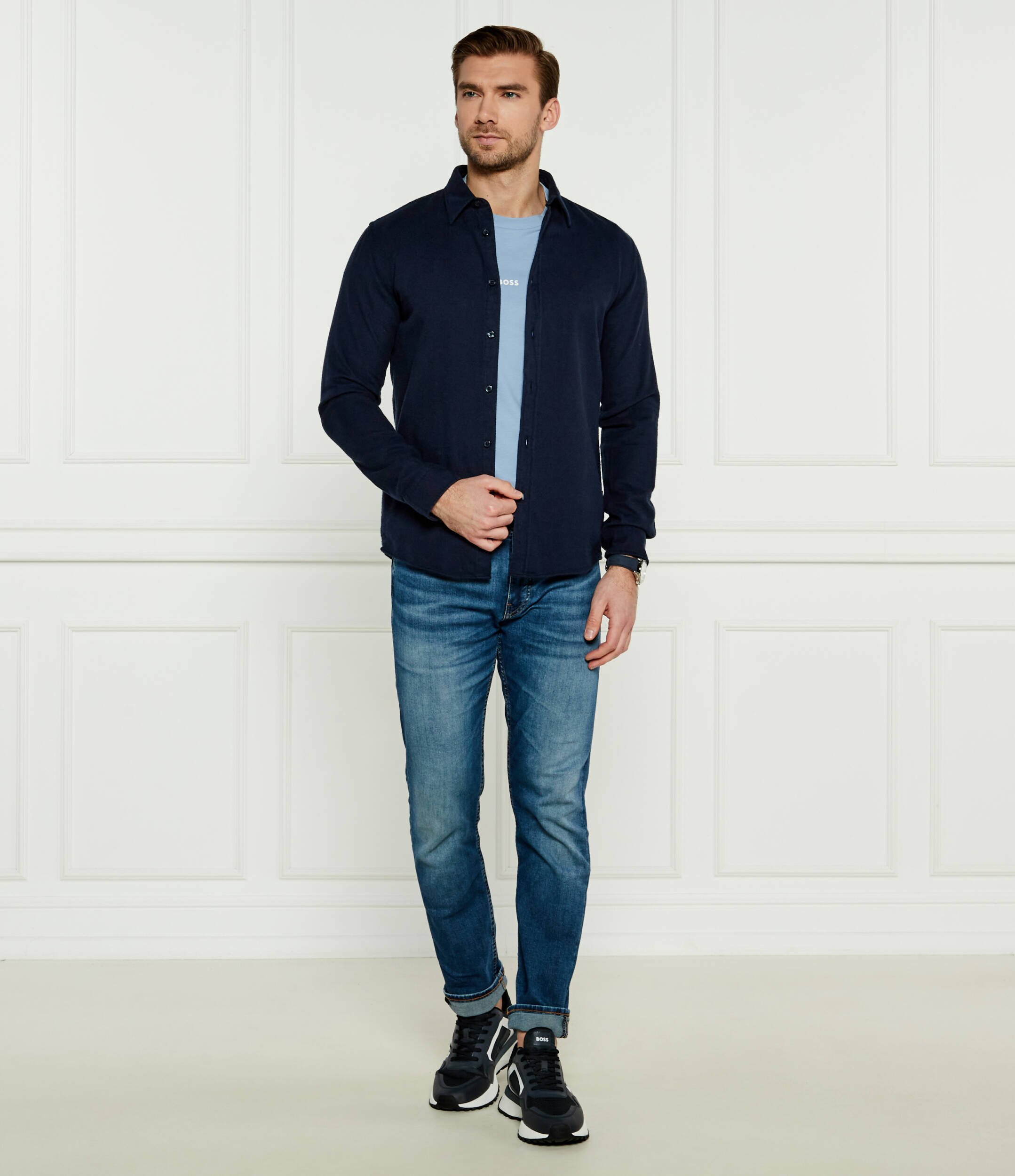 BOSS Black Cămașă C-ROAN-kent-C4-244 | Slim Fit
