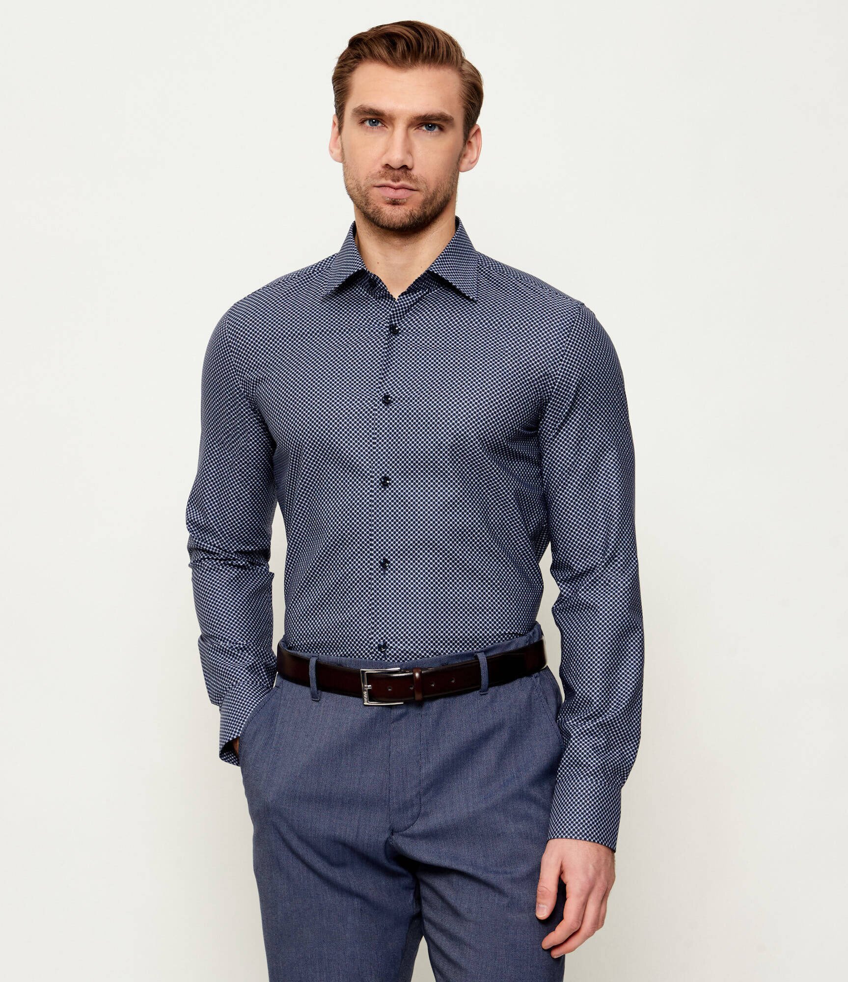 BOSS Black Cămașă H-HANK-K-C1-261 | Slim Fit
