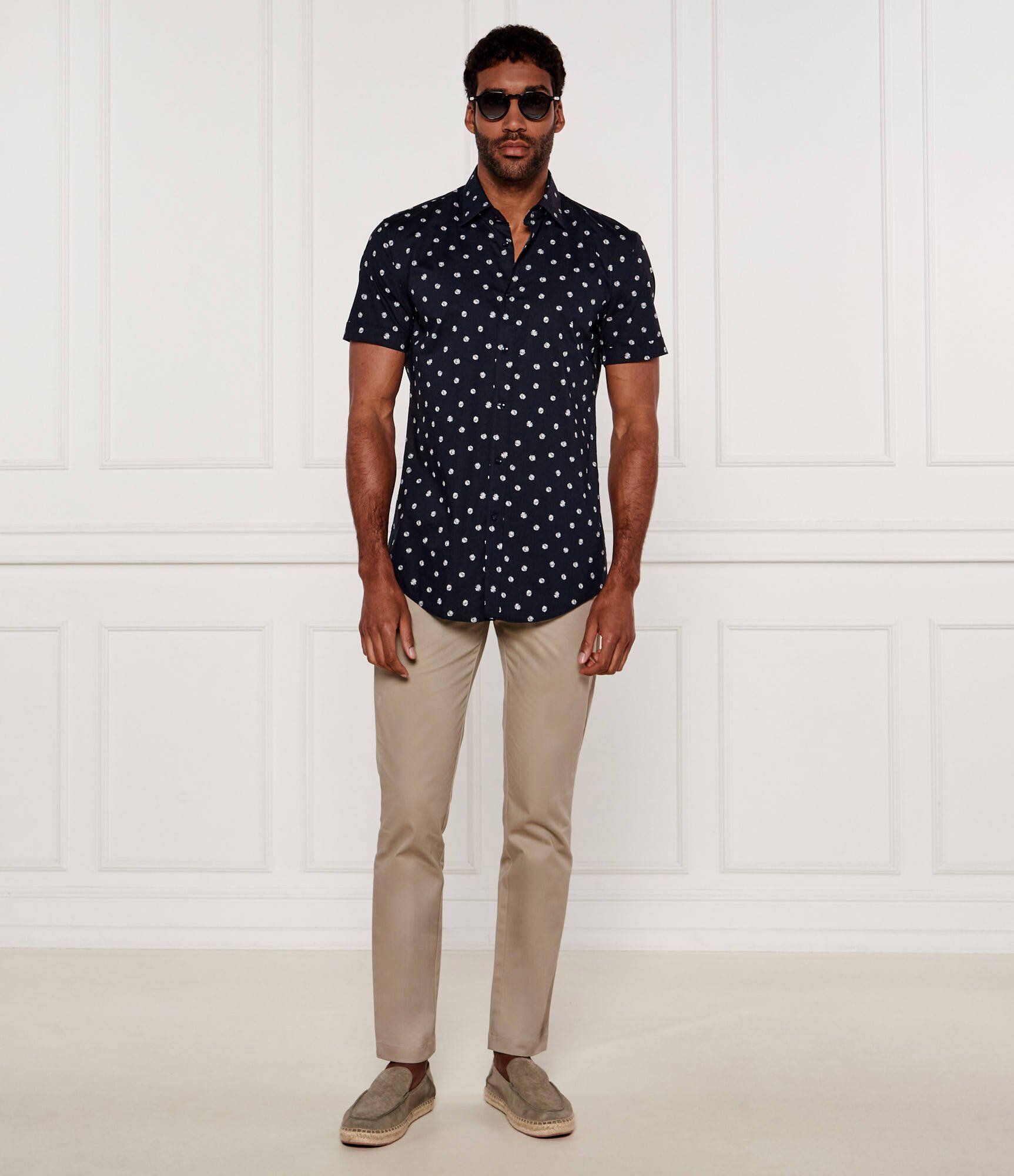 BOSS Black Cămașă H-HANK-ken-SH-C1 | Slim Fit | stretch