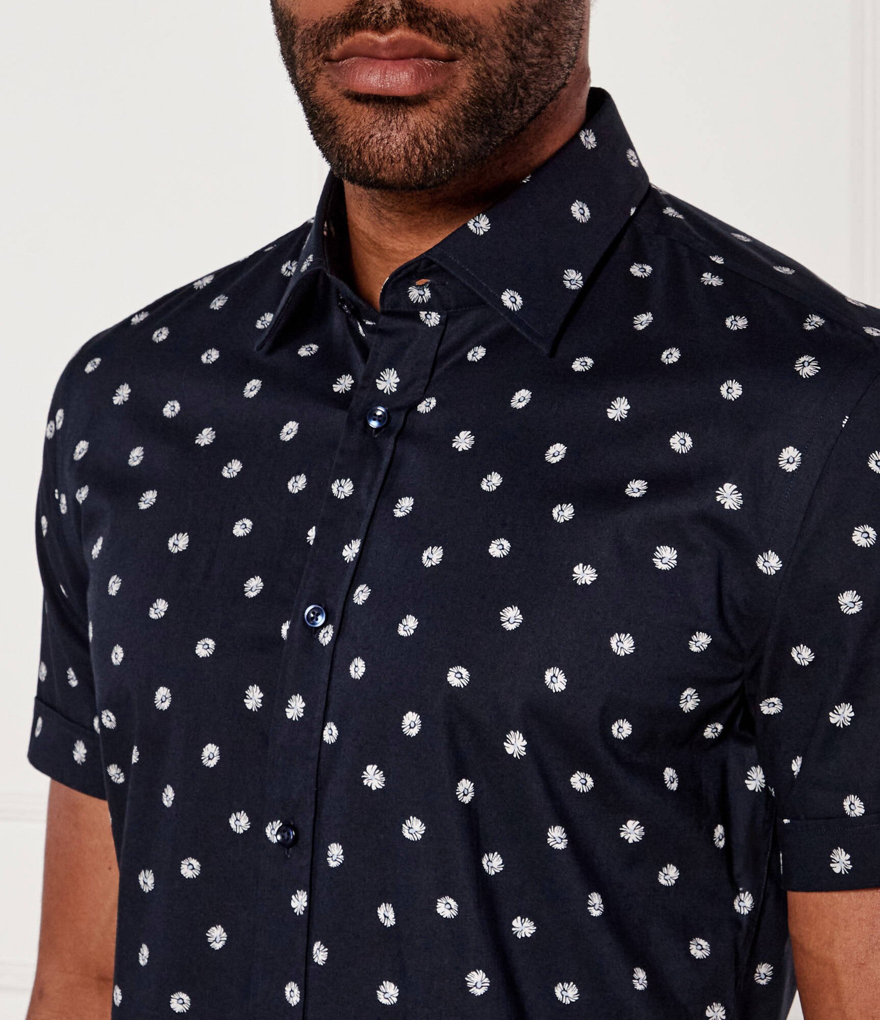 BOSS Black Cămașă H-HANK-ken-SH-C1 | Slim Fit | stretch