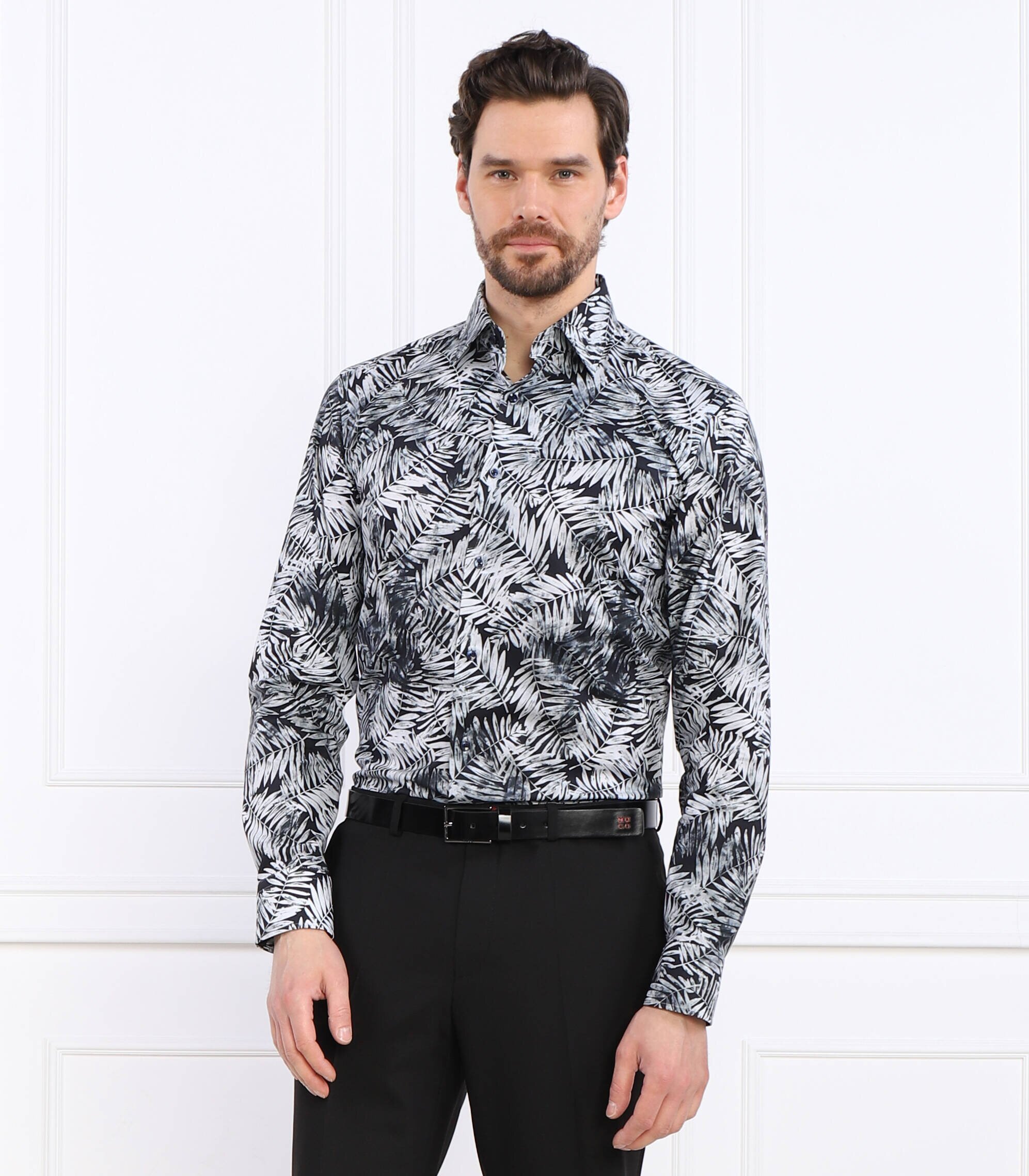 BOSS Black Cămașă H-HANK-kent-C1-214 | Slim Fit