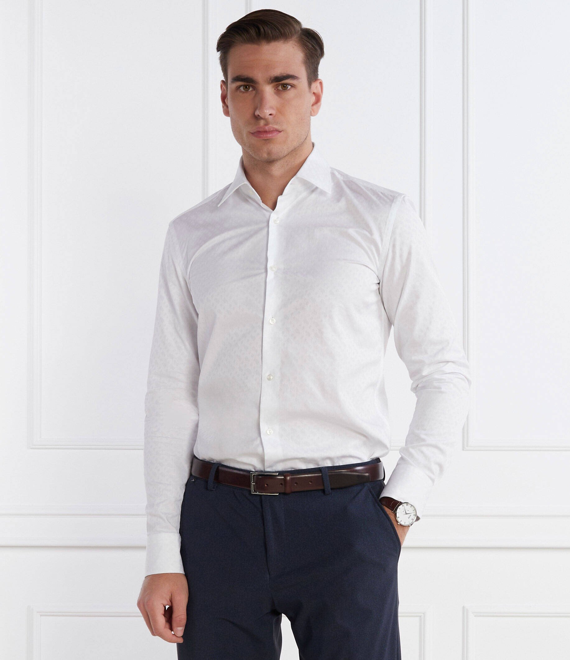 BOSS Black Cămașă H-HANK-kent-C1-214 | Slim Fit