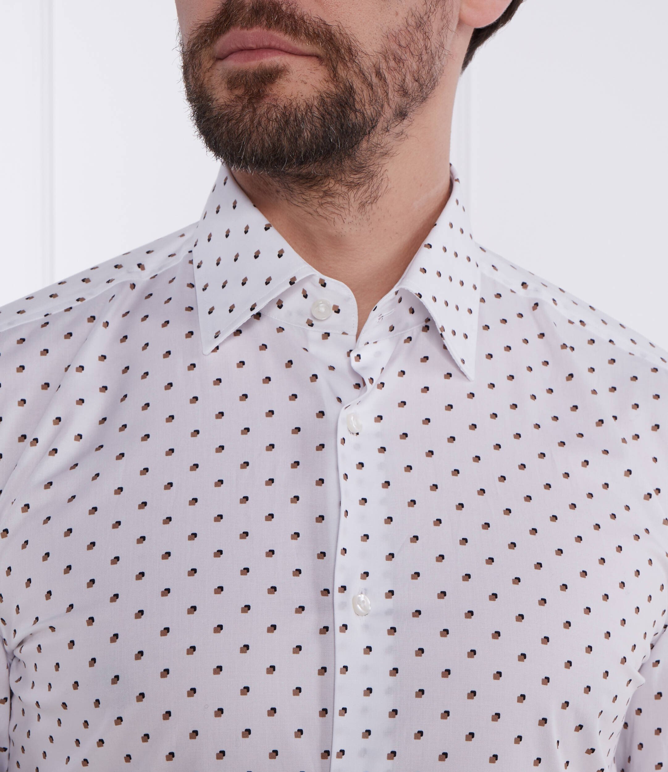 BOSS Black Cămașă H-HANK-kent-C1-214 | Slim Fit