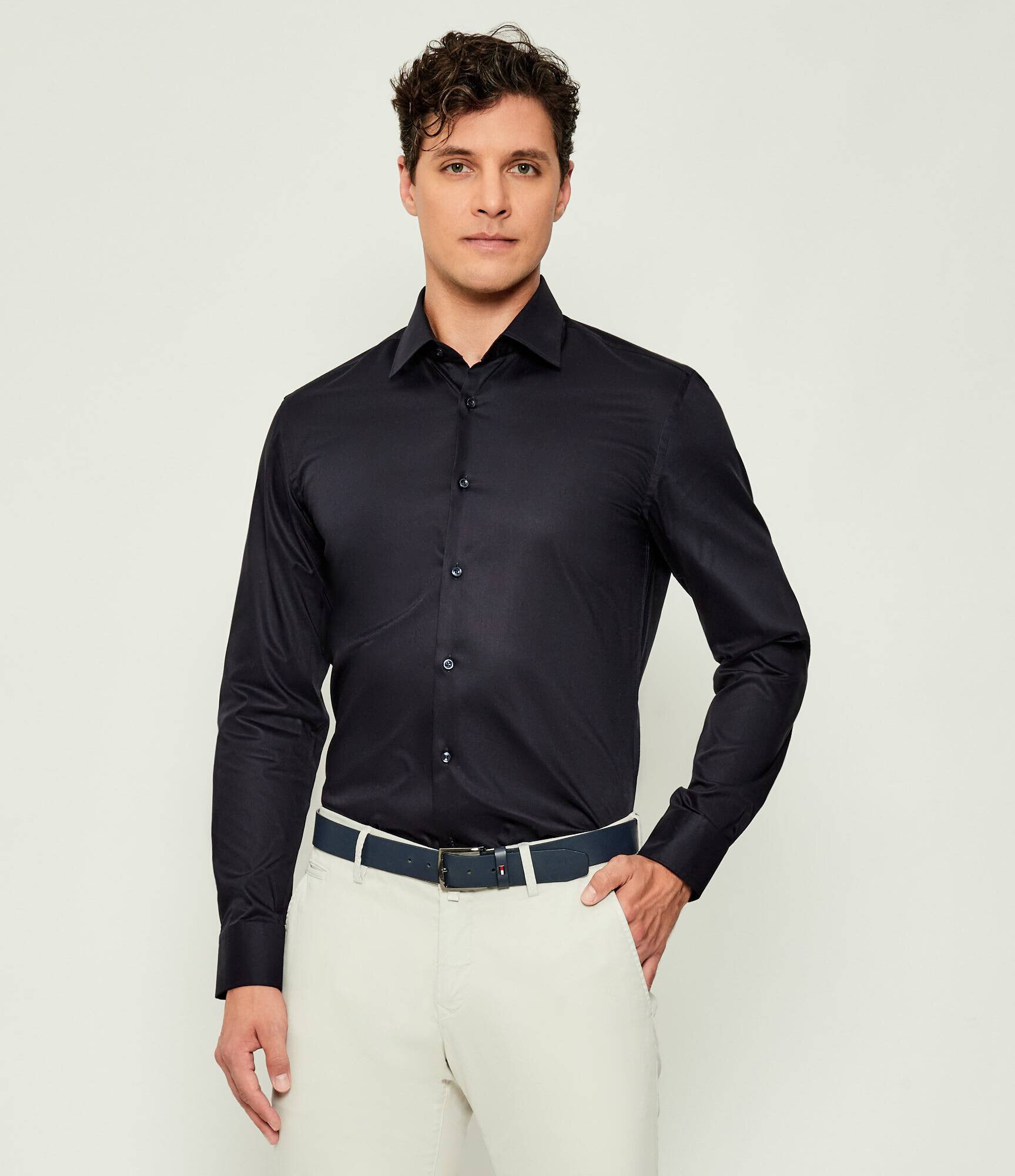 BOSS Black Cămașă H-HANK-kent-C1-214 | Slim Fit | easy iron