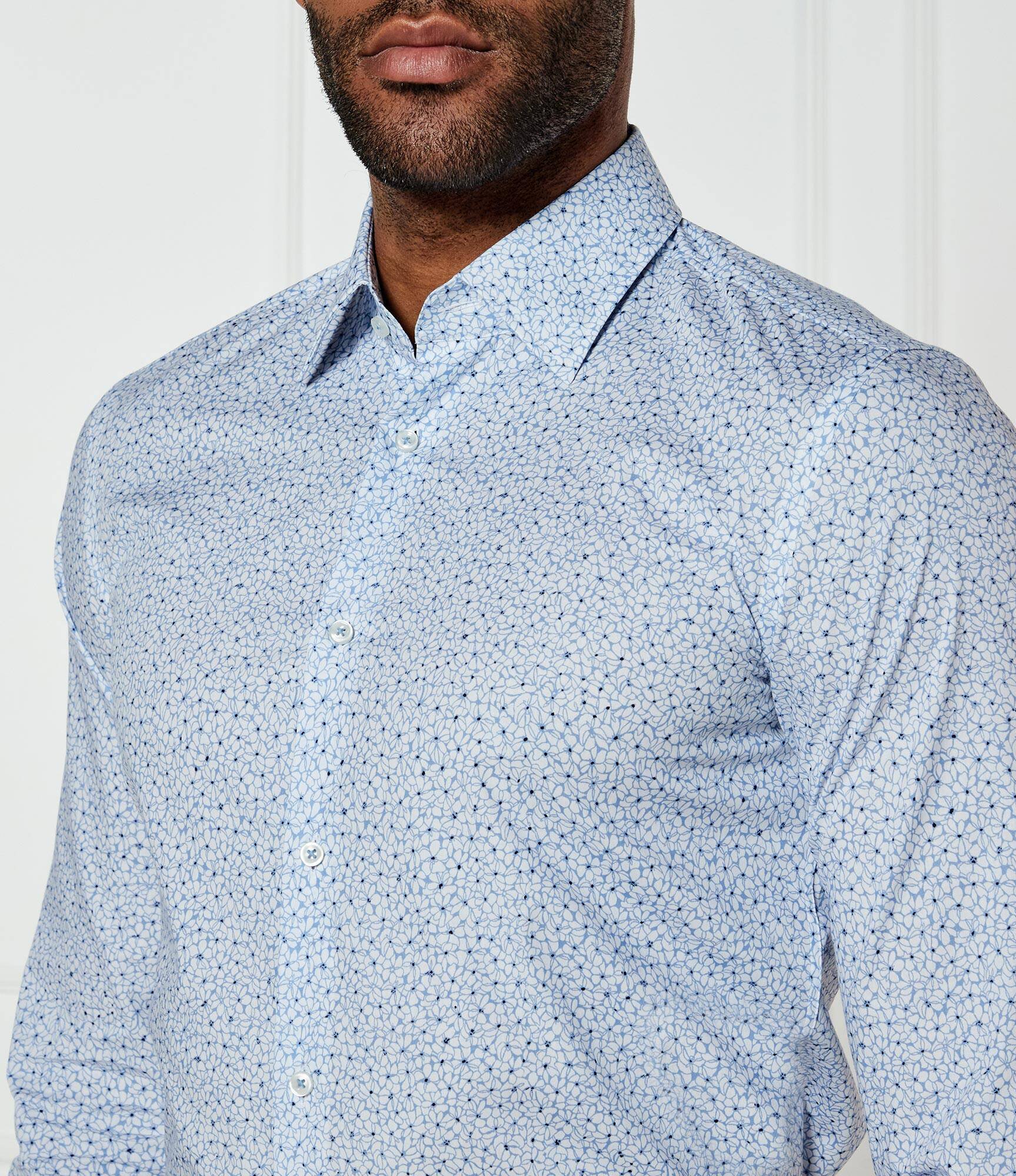 BOSS Black Cămașă H-HANK-kent-C1-214 | Slim Fit | stretch