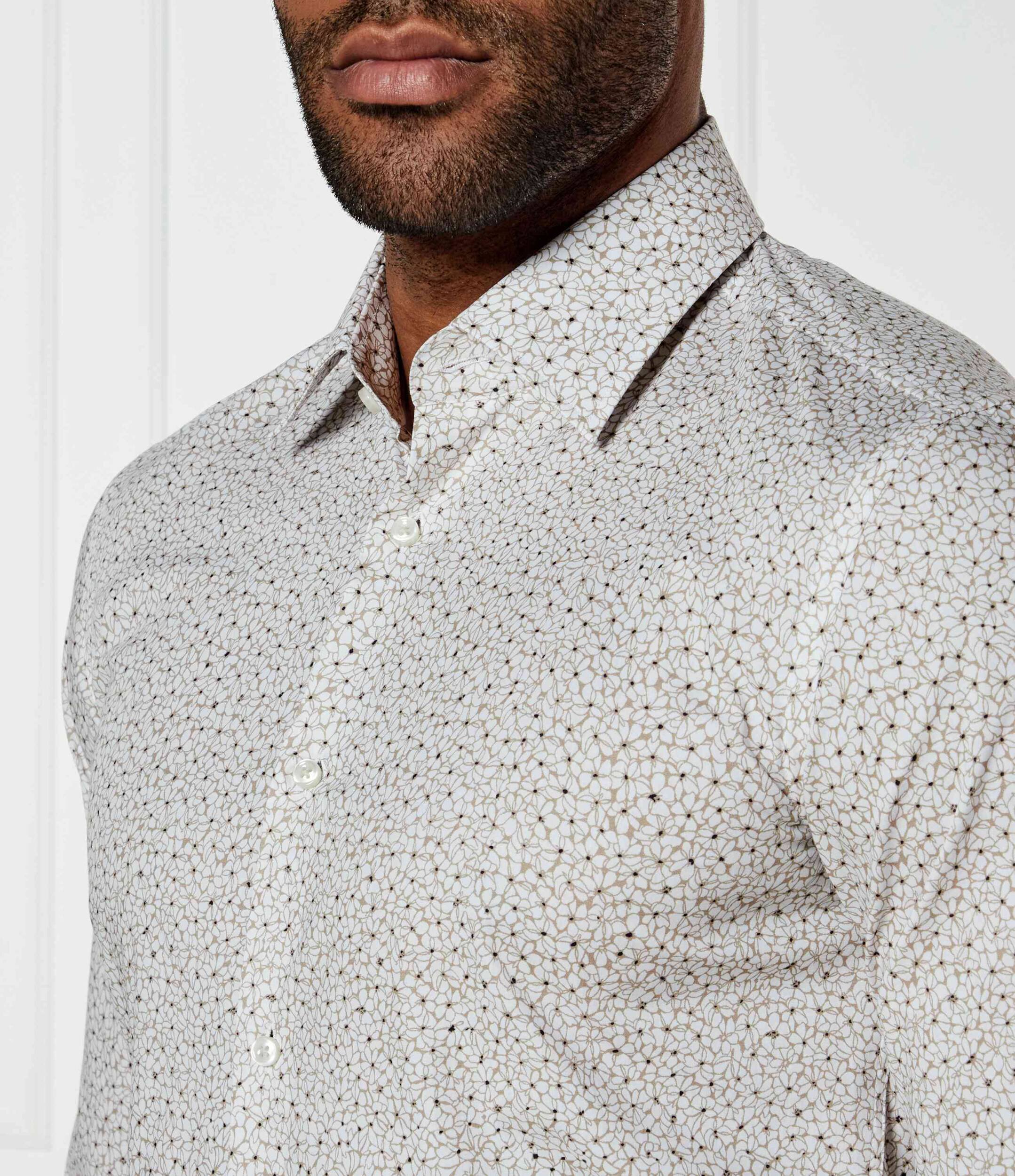 BOSS Black Cămașă H-HANK-kent-C1-214 | Slim Fit | stretch