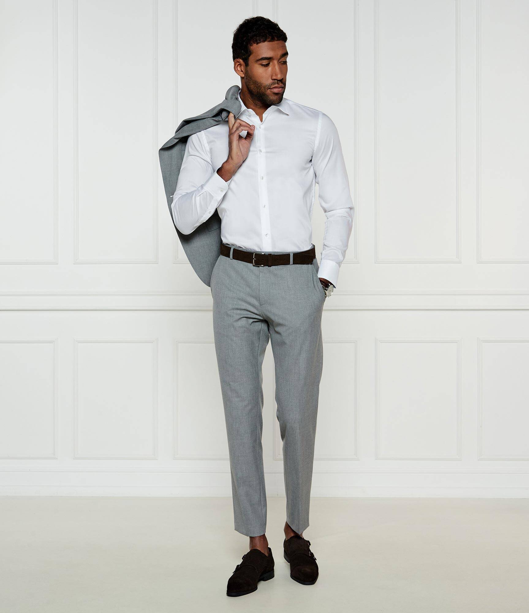 BOSS Black Cămașă H-HANK-kent-C3-214 | Slim Fit