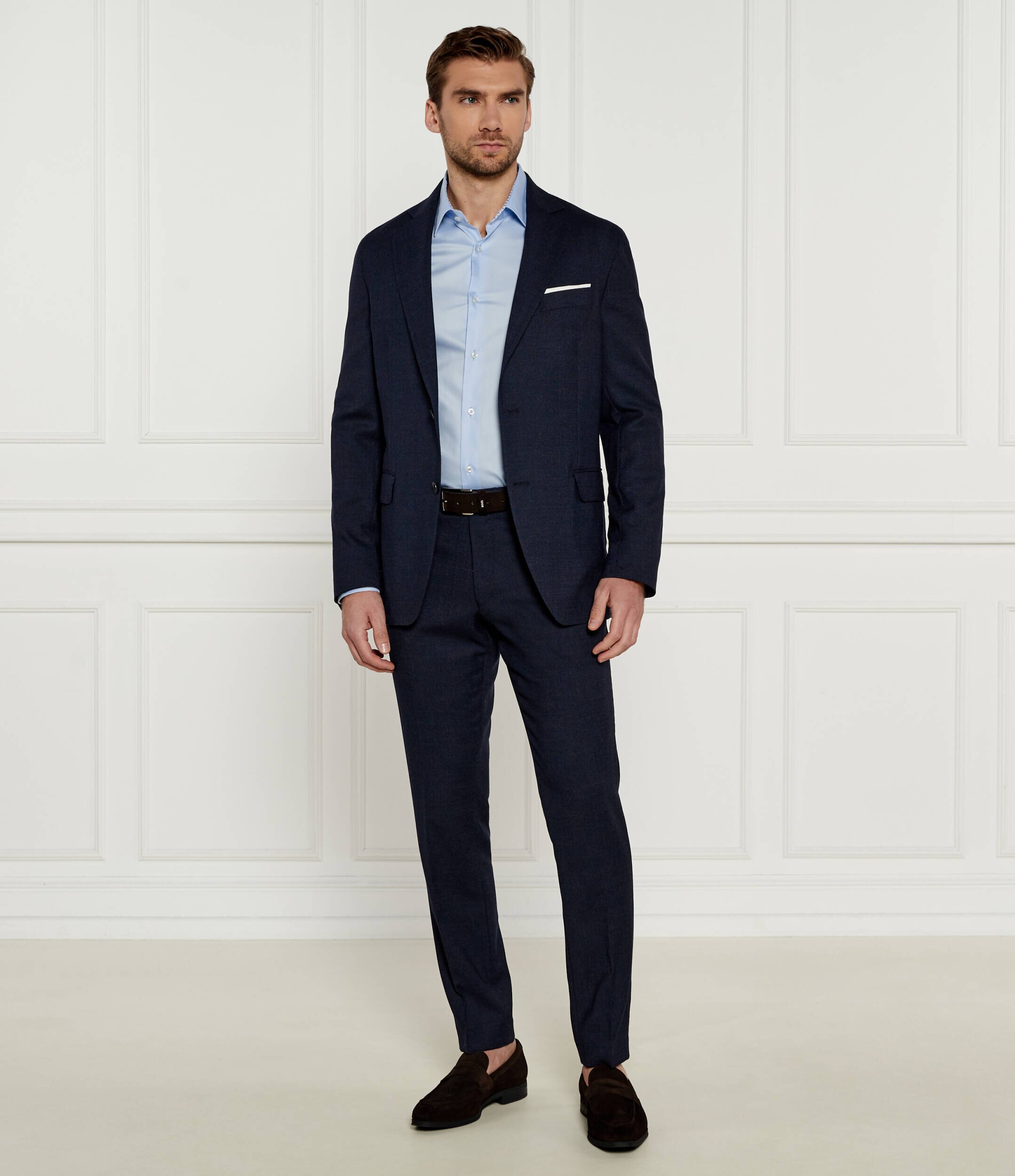 BOSS Black Cămașă H-HANK-kent-C3-214 | Slim Fit