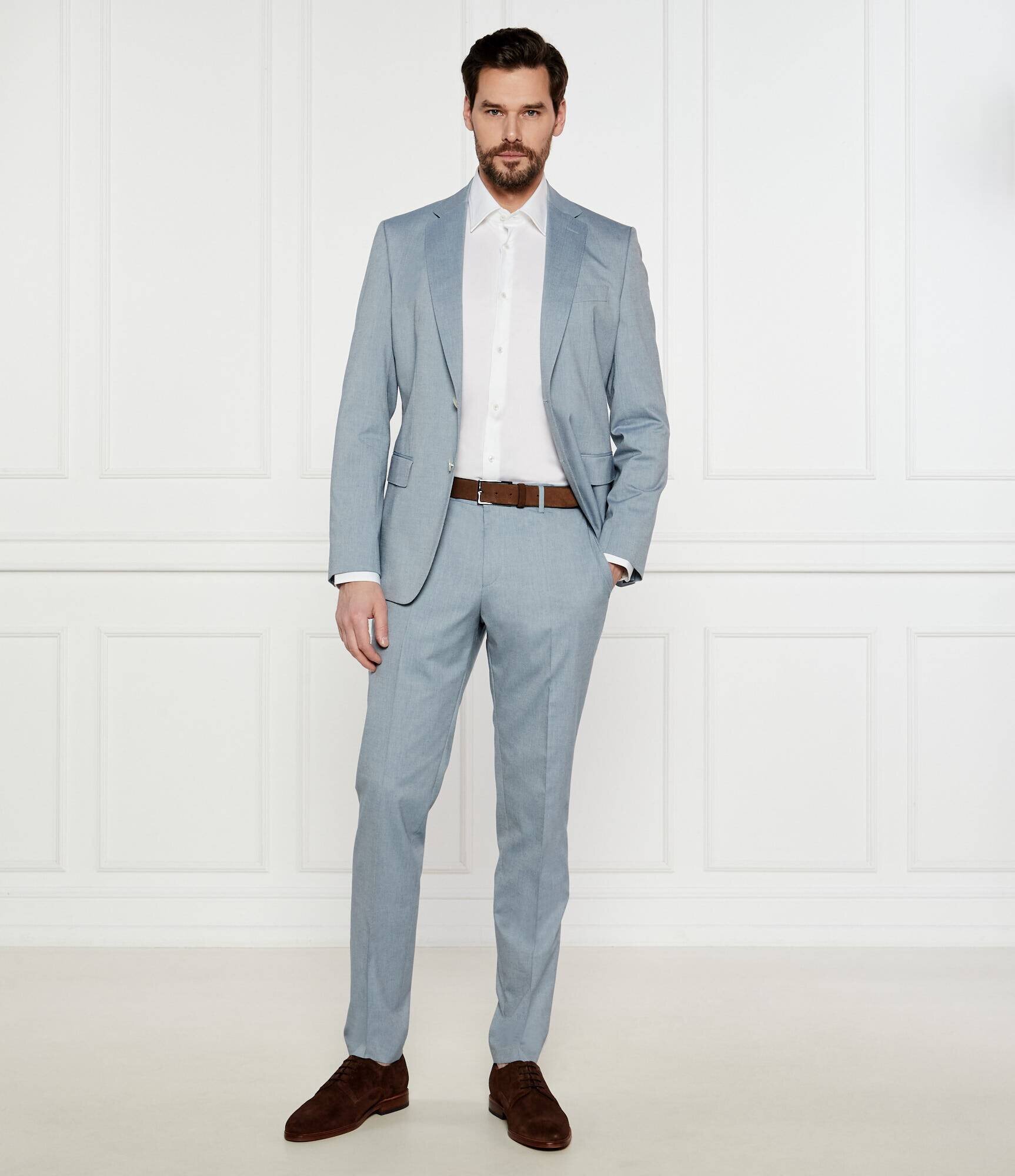 BOSS Black Cămașă H-HANK-kent-C3-214 | Slim Fit | easy iron