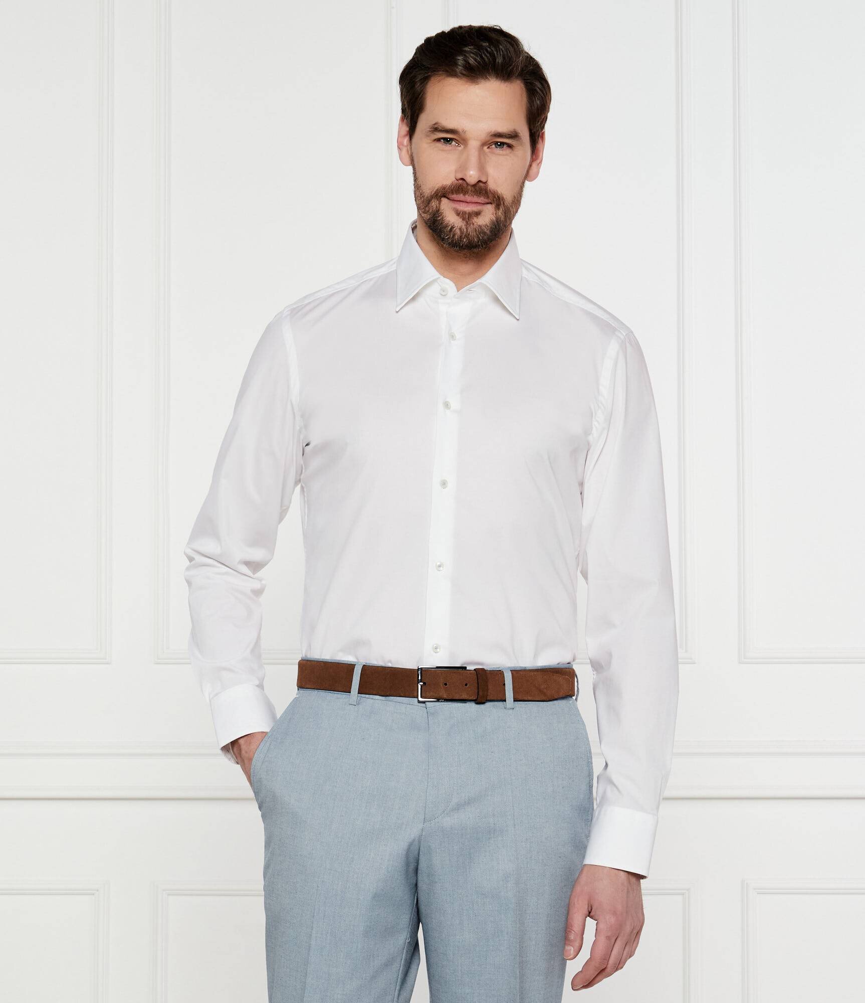 BOSS Black Cămașă H-HANK-kent-C3-214 | Slim Fit | easy iron