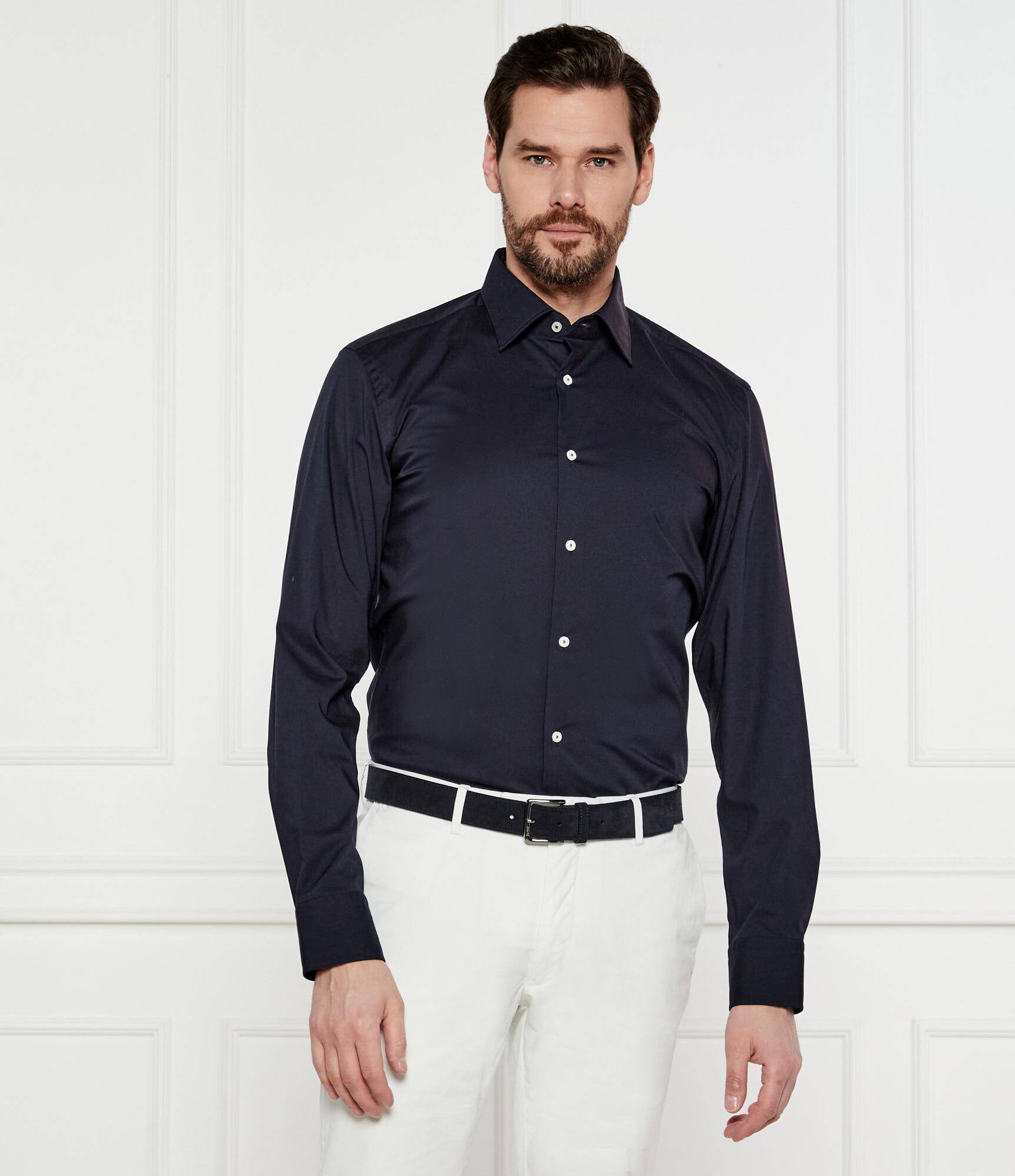 BOSS Black Cămașă H-HANK-kent-C3-214 | Slim Fit | easy iron