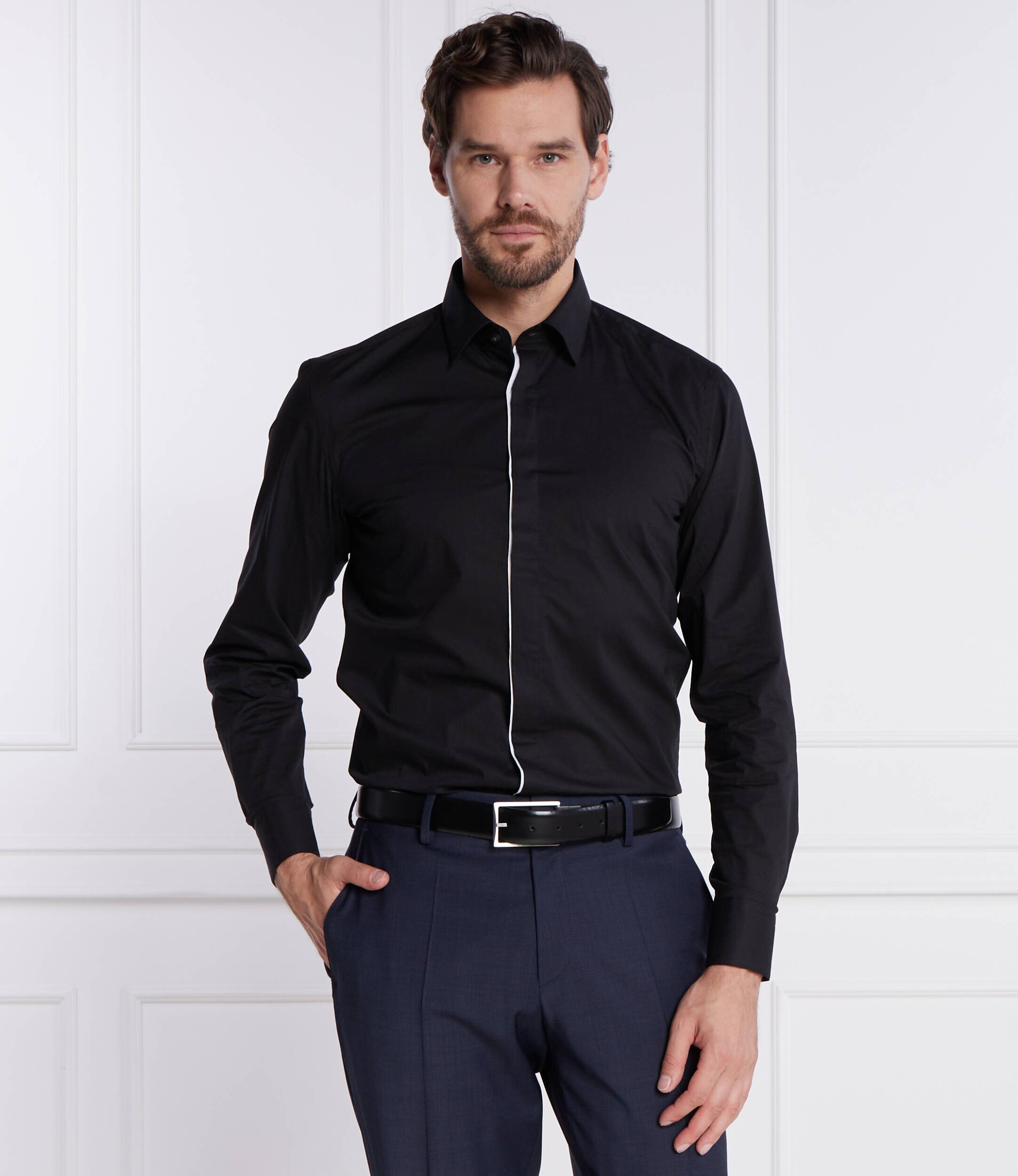 BOSS Black Cămașă H-HANK-party2 | Slim Fit | easy iron
