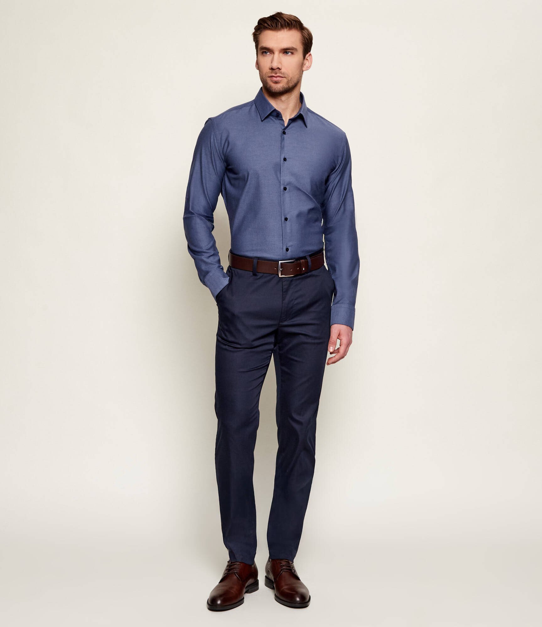 BOSS Black Cămașă H-HANK-s-kent-C1-232 | Slim Fit | easy iron
