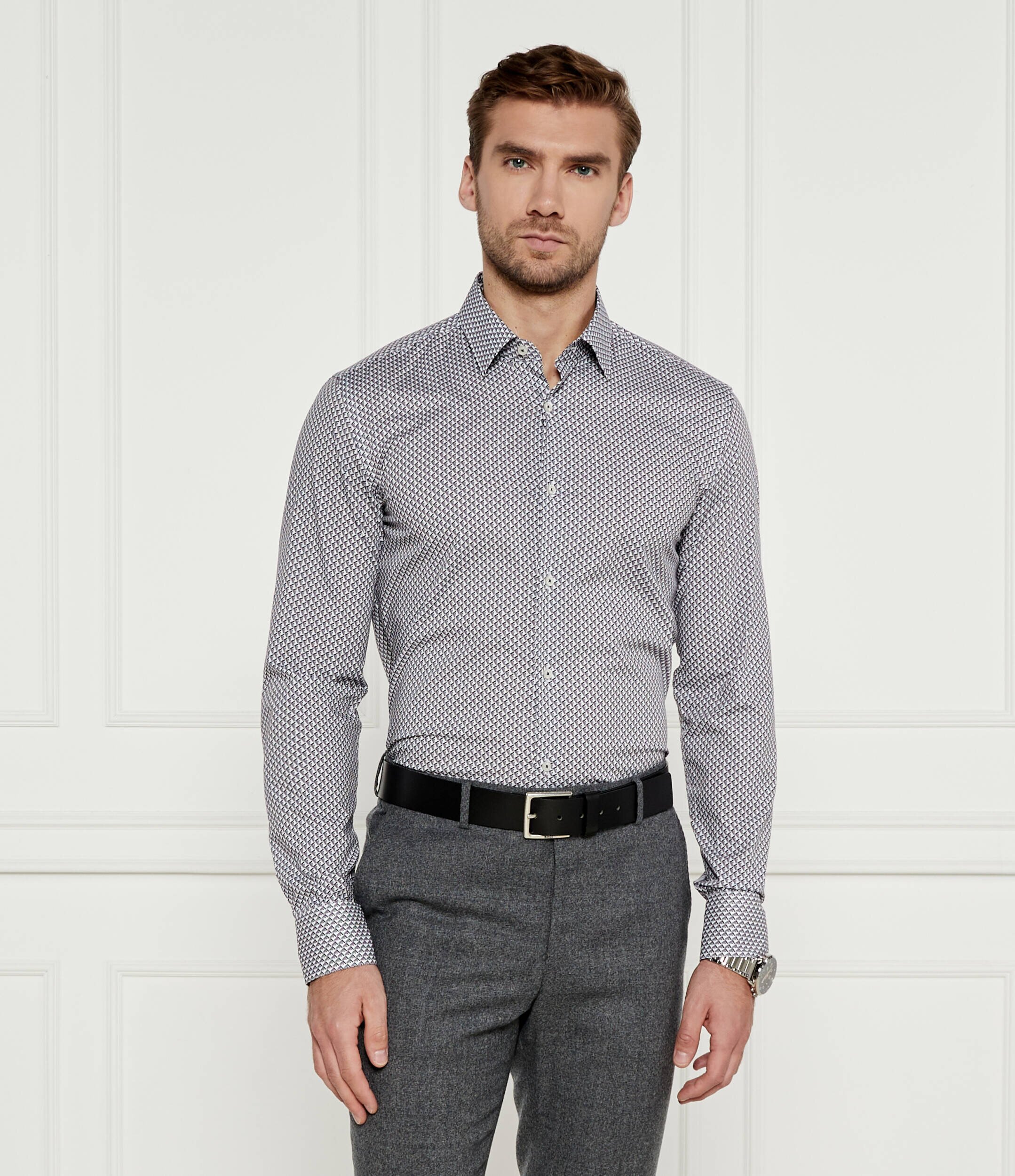 BOSS Black Cămașă H HANK s kent C1 | Slim Fit