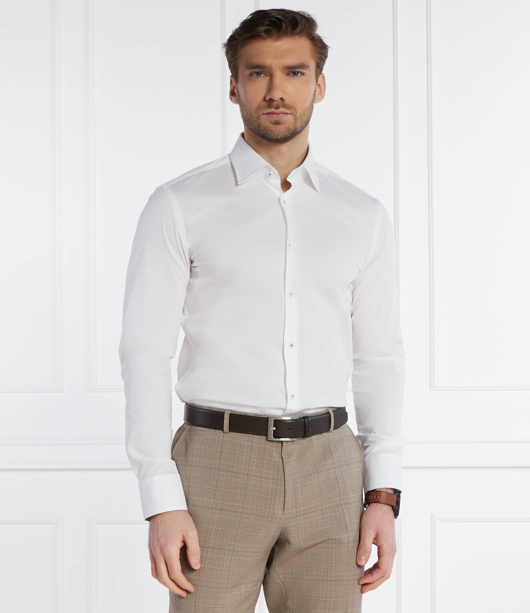 BOSS Black Cămașă H-HANK | Slim Fit | easy iron