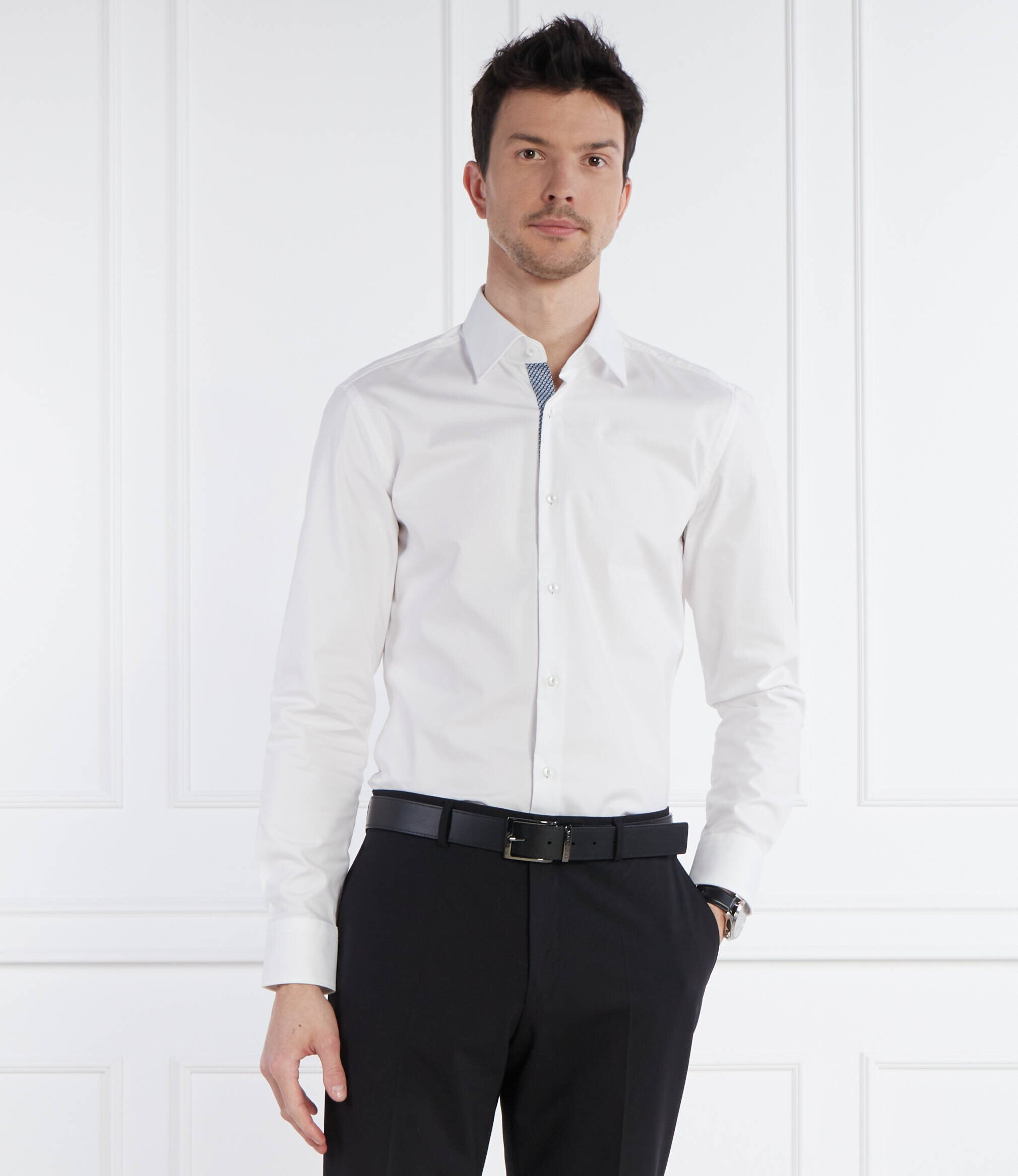 BOSS Black Cămașă H-HANK | Slim Fit | easy iron