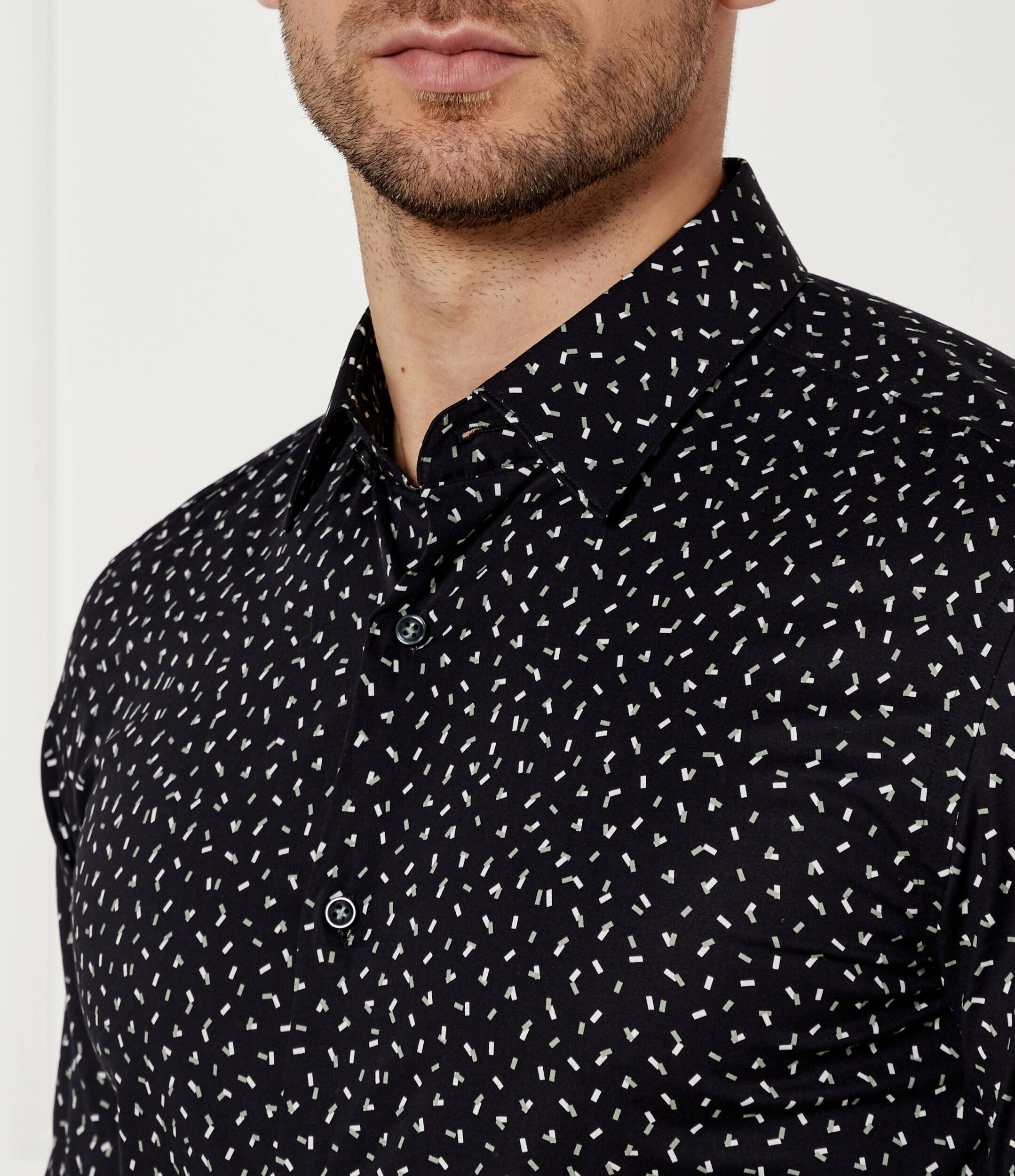 BOSS Black Cămașă H-HANK | Slim Fit | stretch