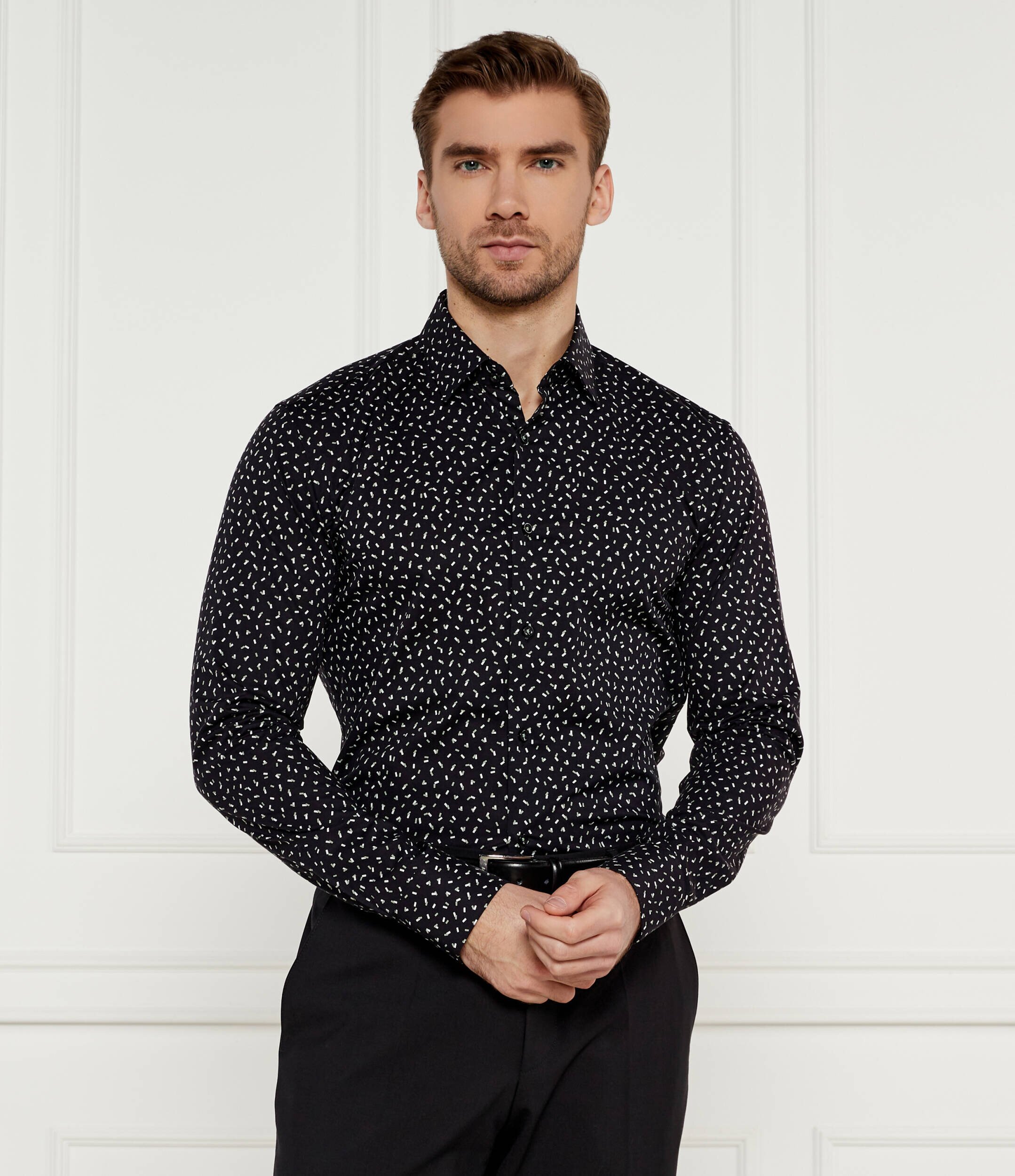 BOSS Black Cămașă H-HANK | Slim Fit | stretch