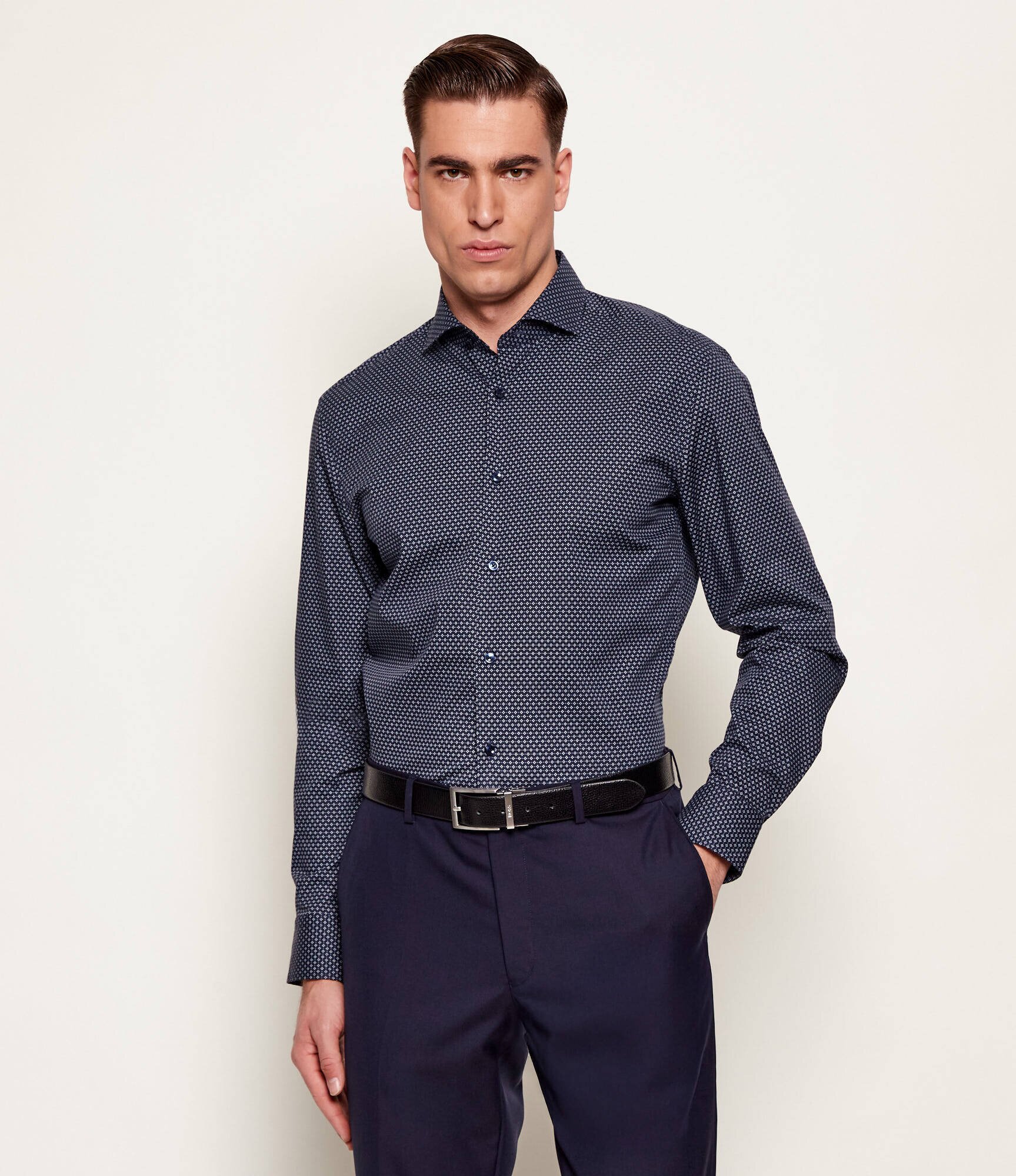 BOSS Black Cămașă H-HANK-SP-C1-261 | Slim Fit | stretch