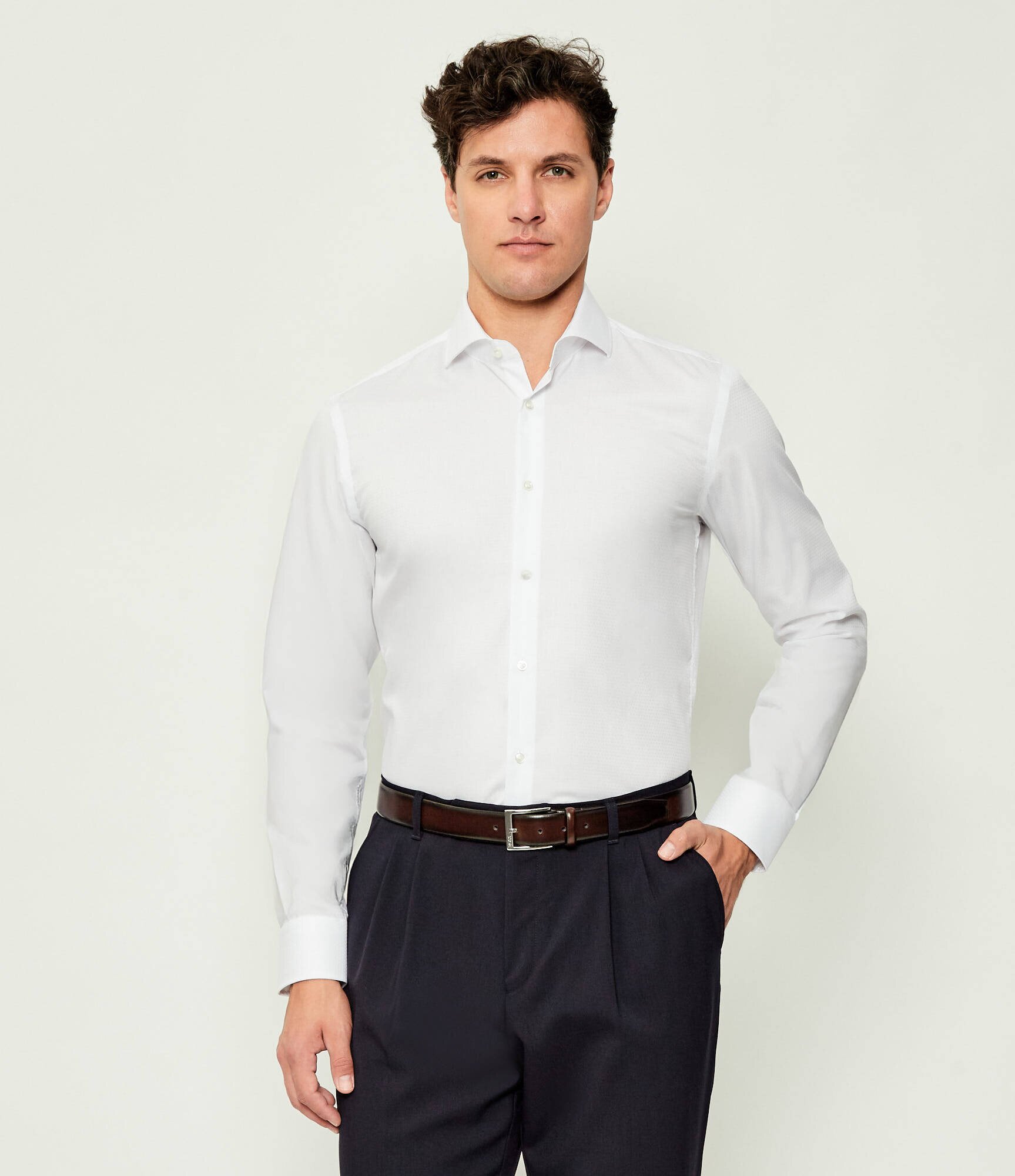 BOSS Black Cămașă H-HANK-spr-B1-C1-253 | Slim Fit