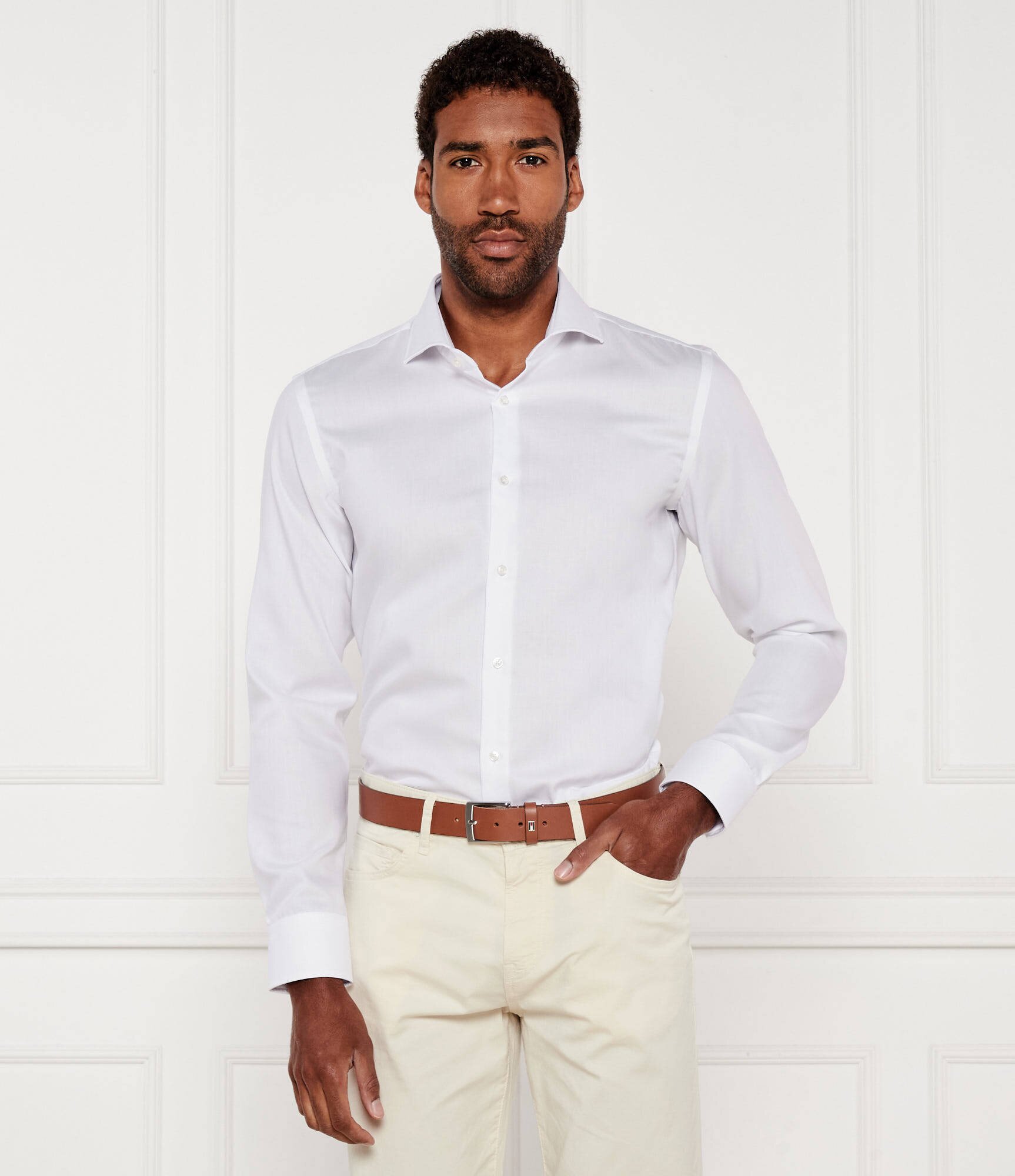 BOSS Black Cămașă H-HANK-spr-B1-C1-253 | Slim Fit