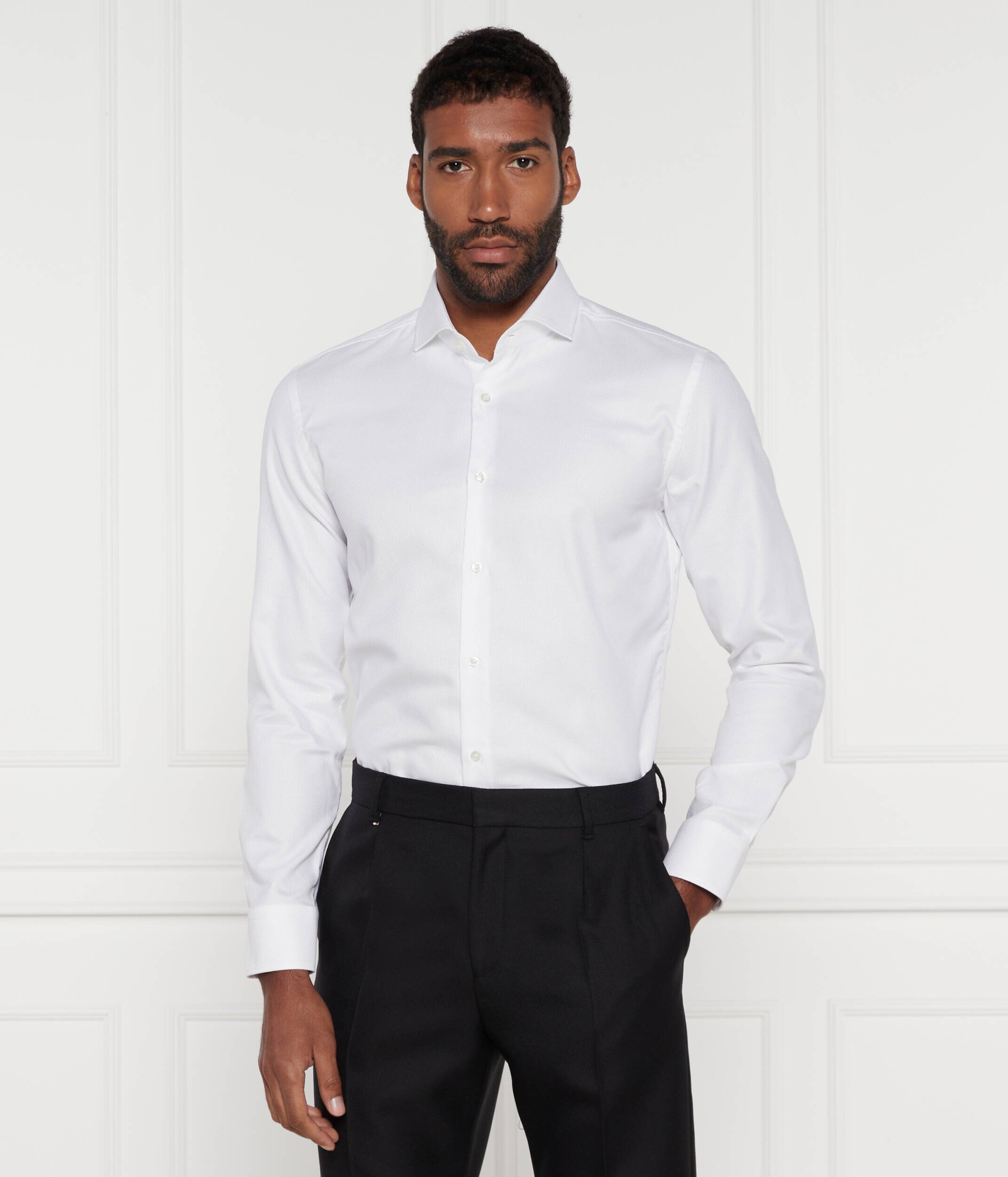 BOSS Black Cămașă H-HANK-spread-C1-222 | Slim Fit