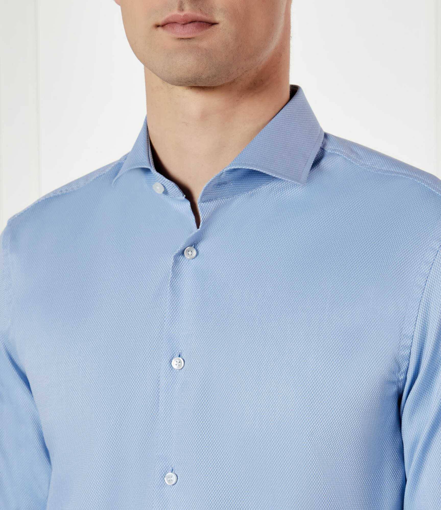 BOSS Black Cămașă H-HANK-spread-C1-222 | Slim Fit | easy iron