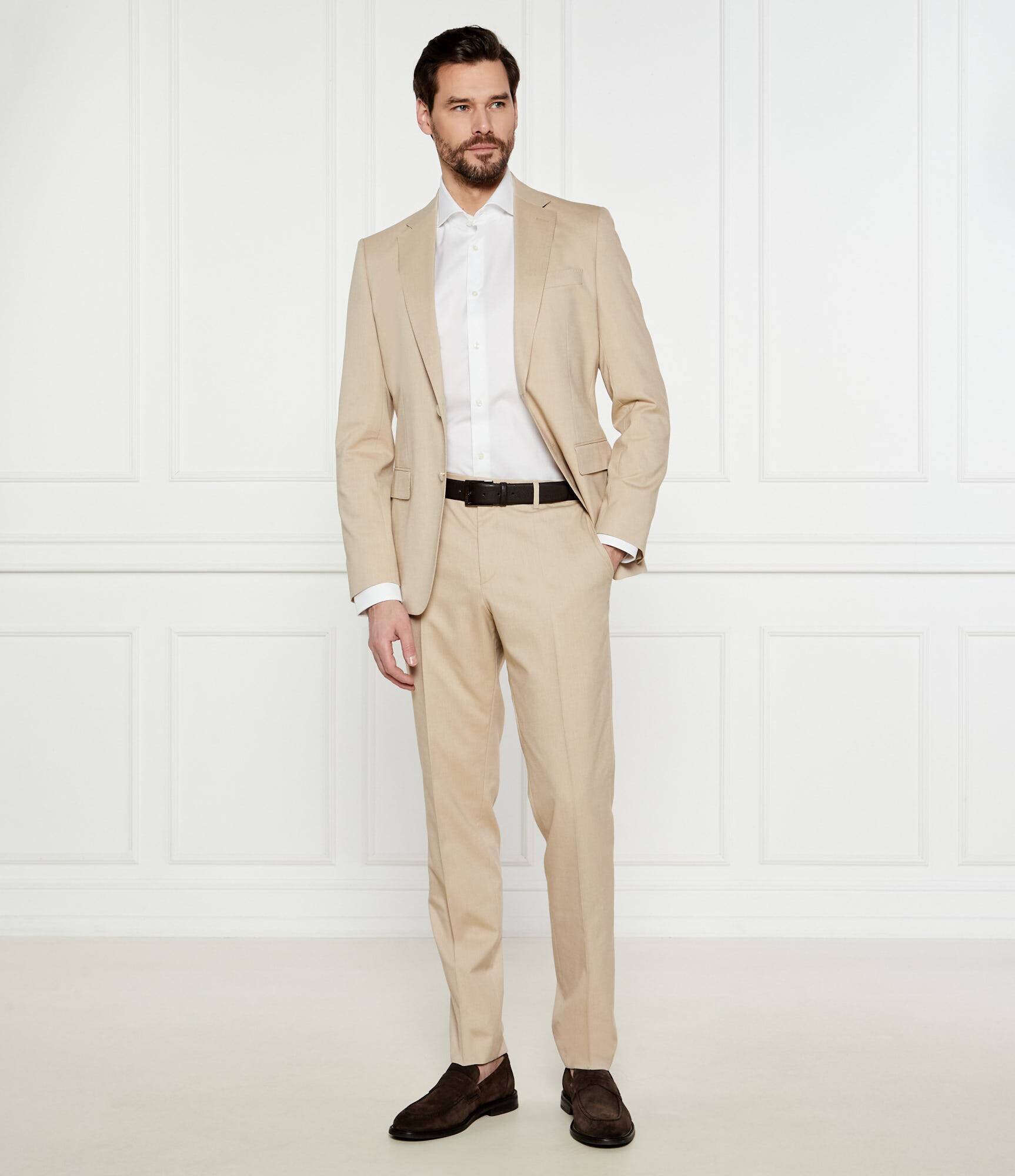 BOSS Black Cămașă H-HANK-spread-C1-222 | Slim Fit | easy iron