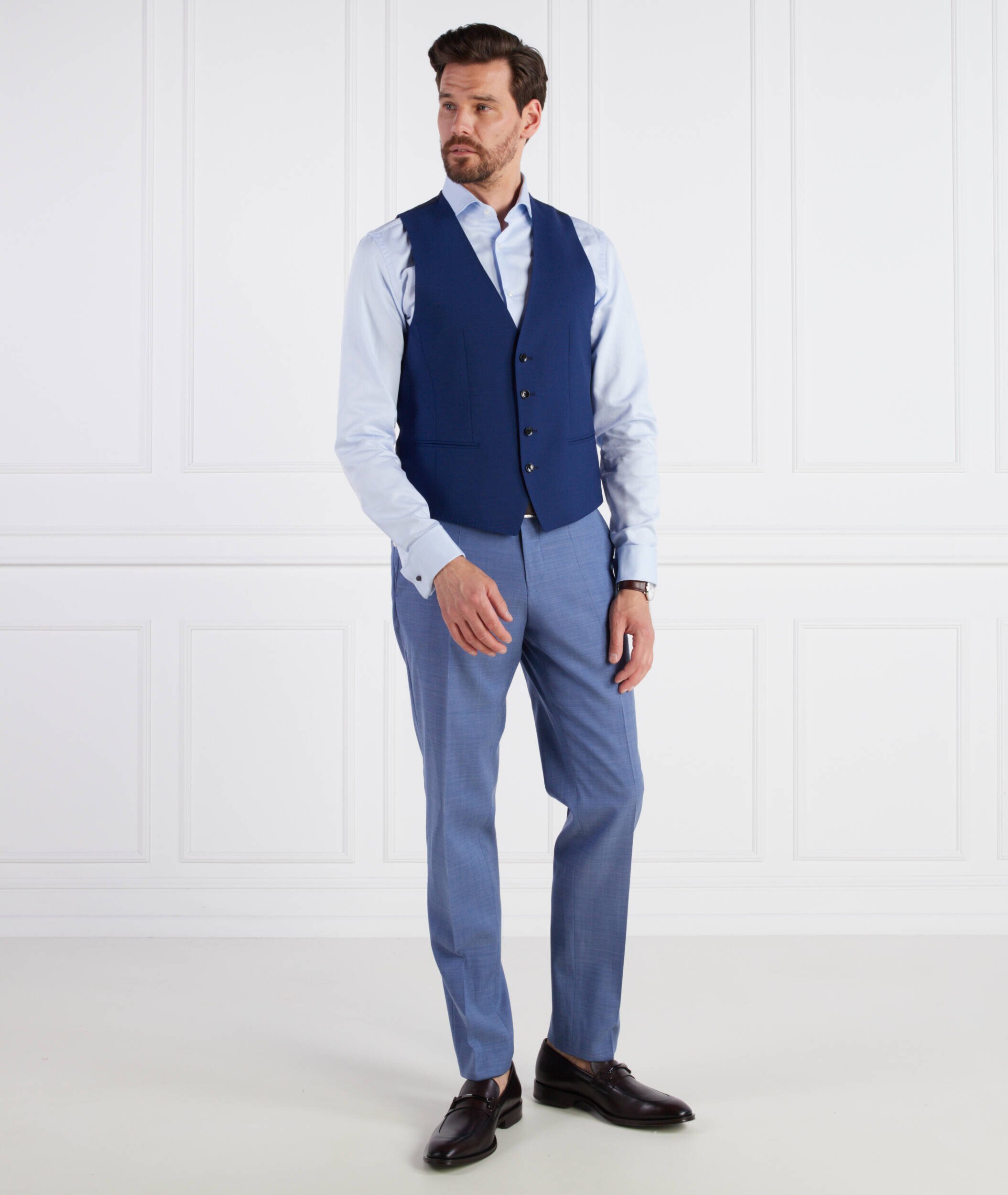 BOSS Black Cămașă H-HANK-spread-DC-214 | Slim Fit