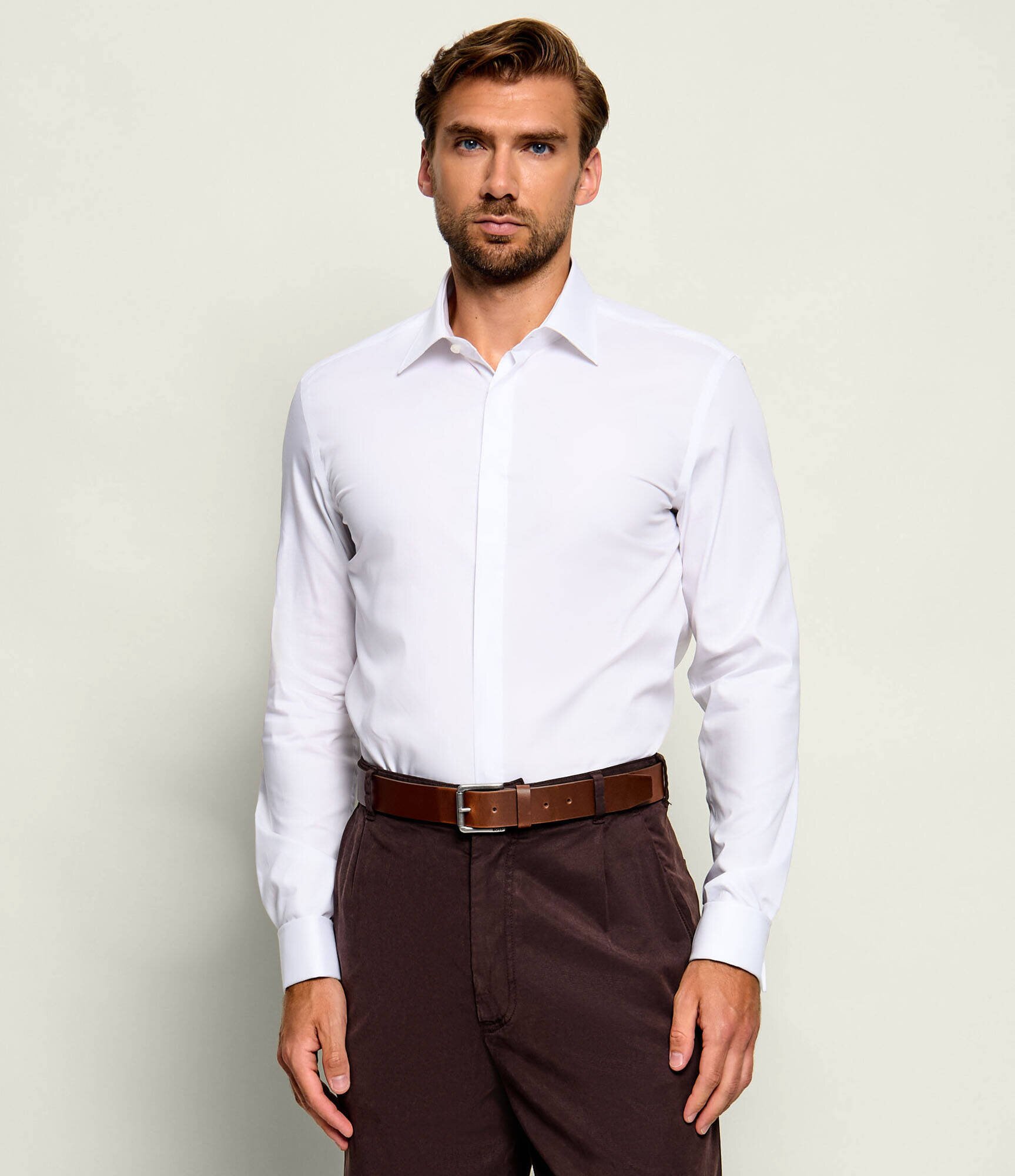 BOSS Black Cămașă H-Hank-Tux1-B1-C-26 | Slim Fit