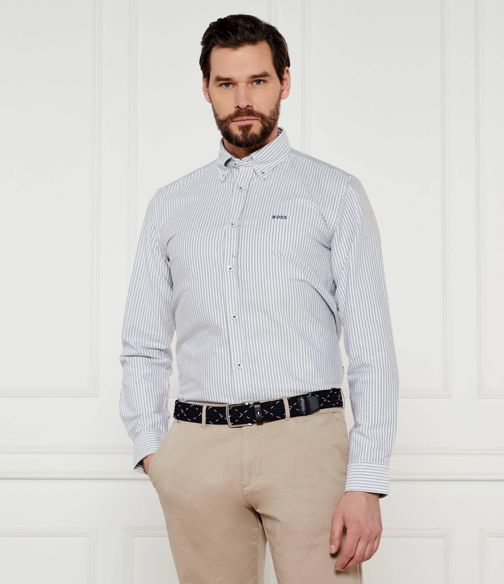 BOSS Black Cămașă H-ROAN-BD-E-C1-243 | Slim Fit