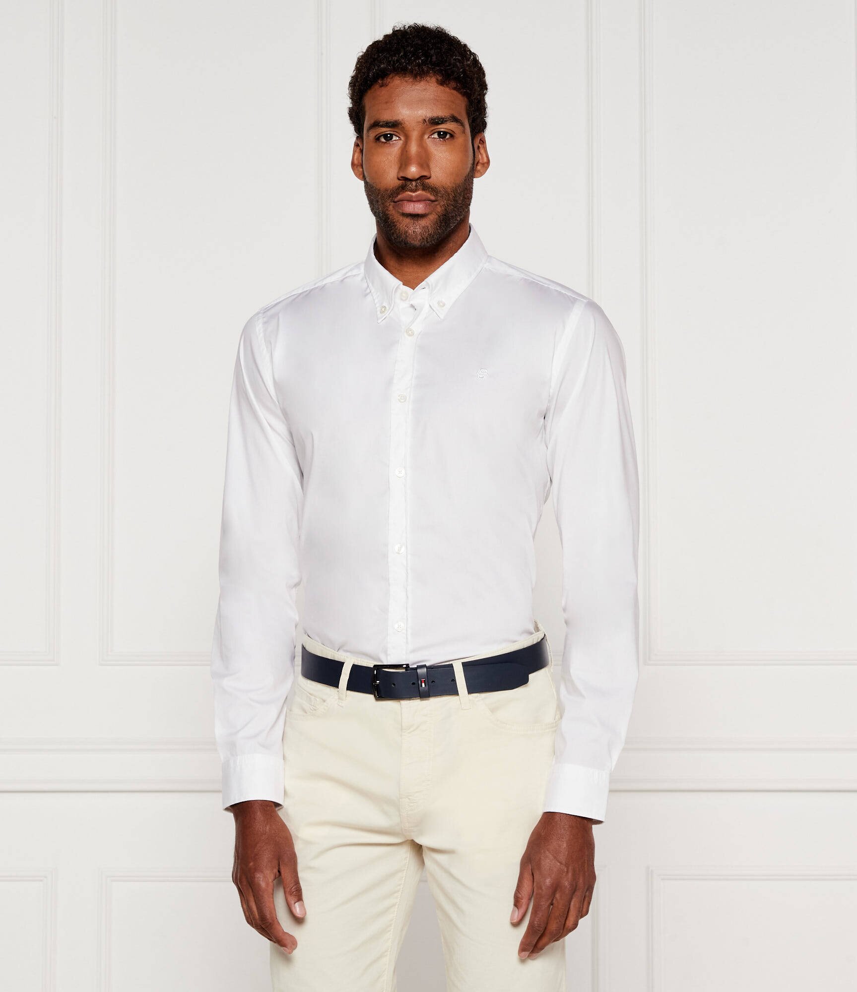 BOSS Black Cămașă H-ROAN-BD-E-C1-253 | Slim Fit | stretch